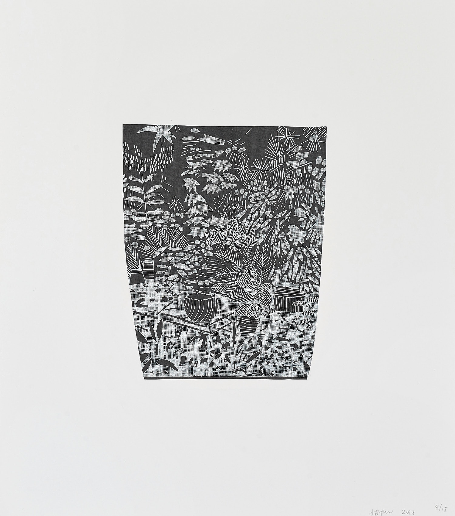 Jonas Wood - Untitled (from 8 Pots)