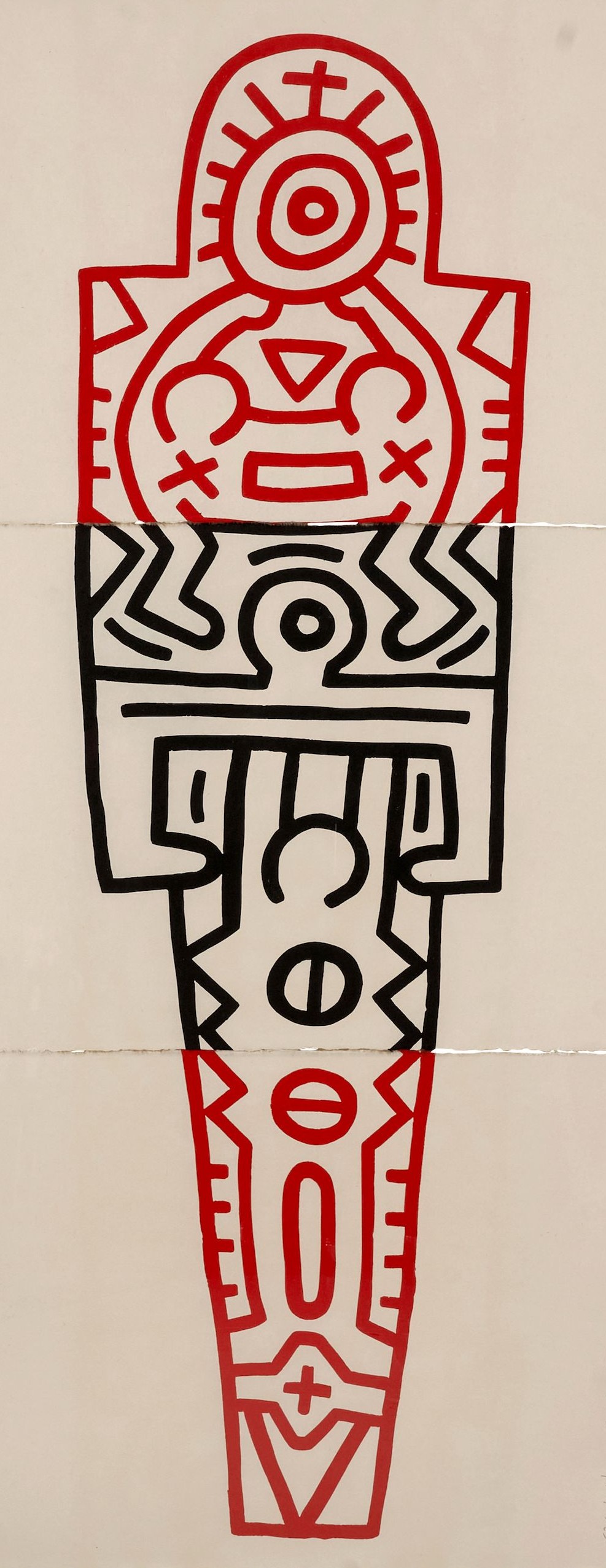 Keith Haring - Totem (Littmann pp.158-159)