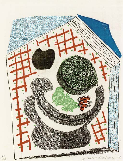 David Hockney - Bowl of Fruit