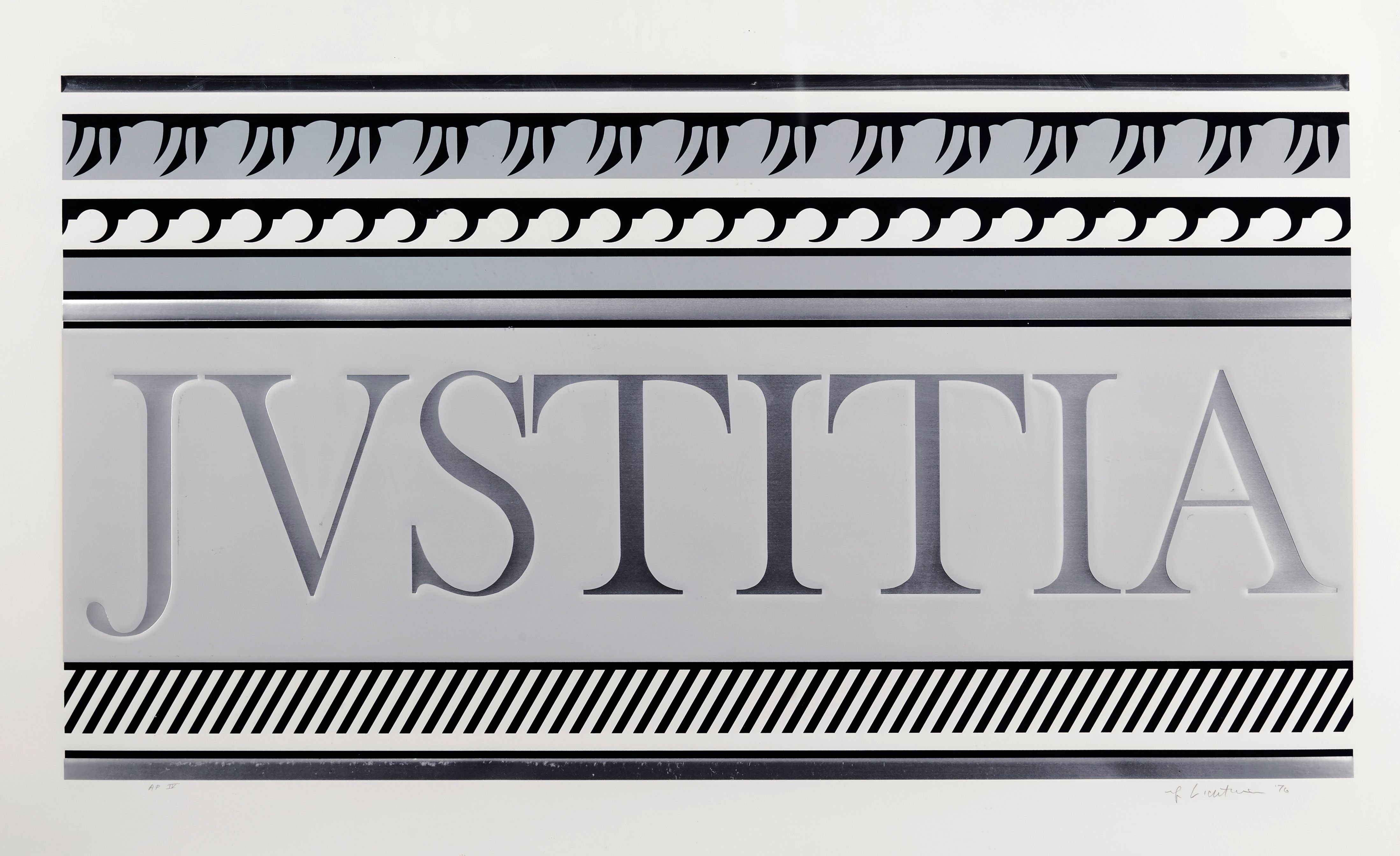 Roy Lichtenstein - Entablature XA