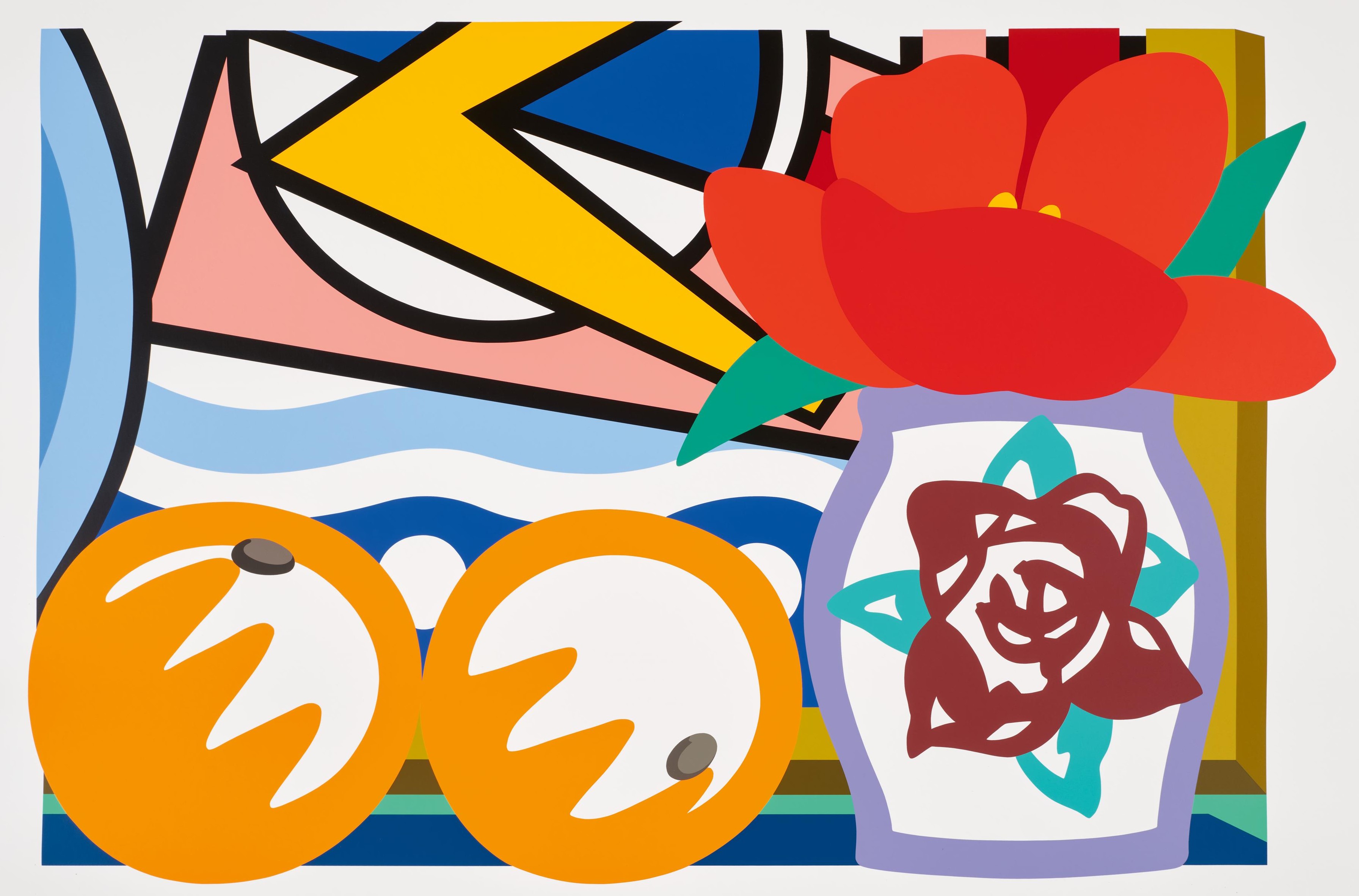 Tom Wesselmann - Still Life with Lichtenstein and Two Oranges