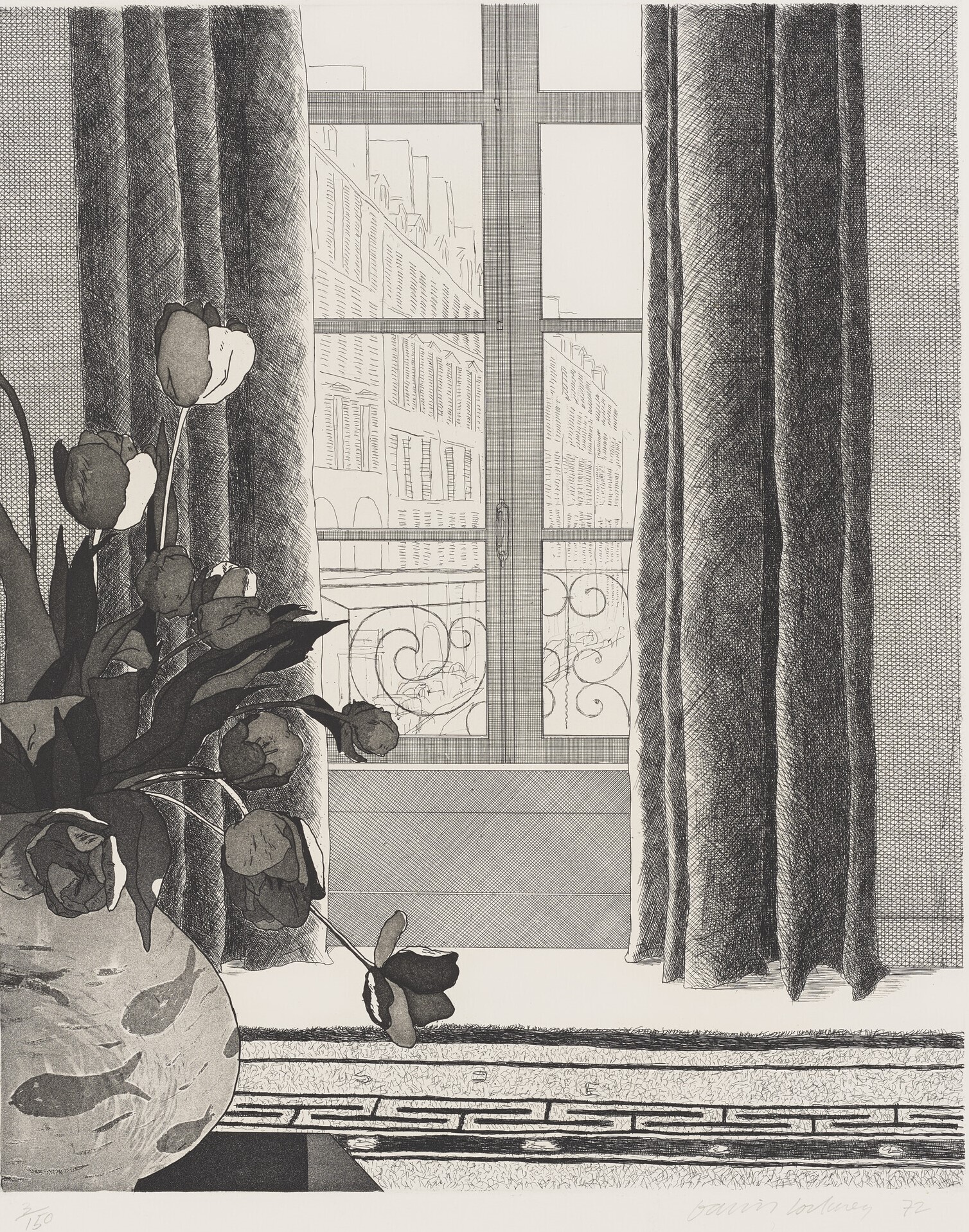 David Hockney - Rue de Seine