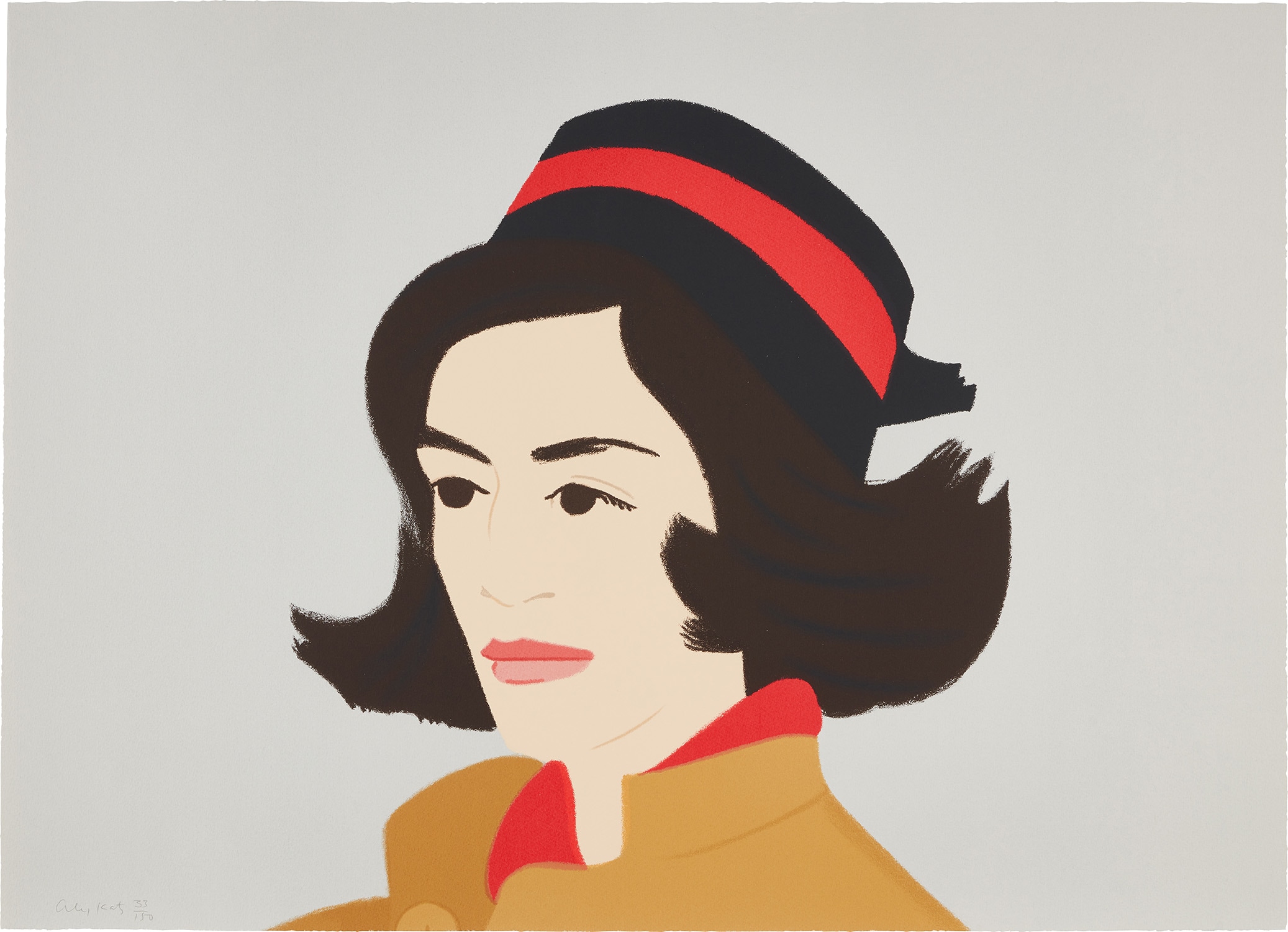 Alex Katz - Ada in Hat, from Alex and Ada, the 1960’s to the 1980’s
