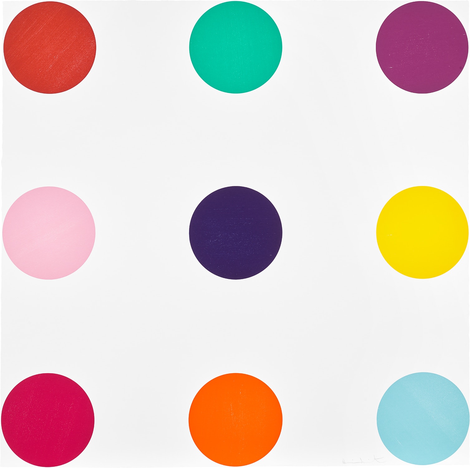 Damien Hirst - Tryptophan, from 12 Woodcut Spots