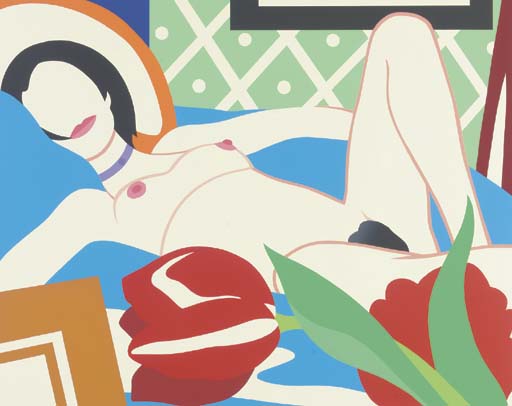 Tom Wesselmann - Monica with Tulips