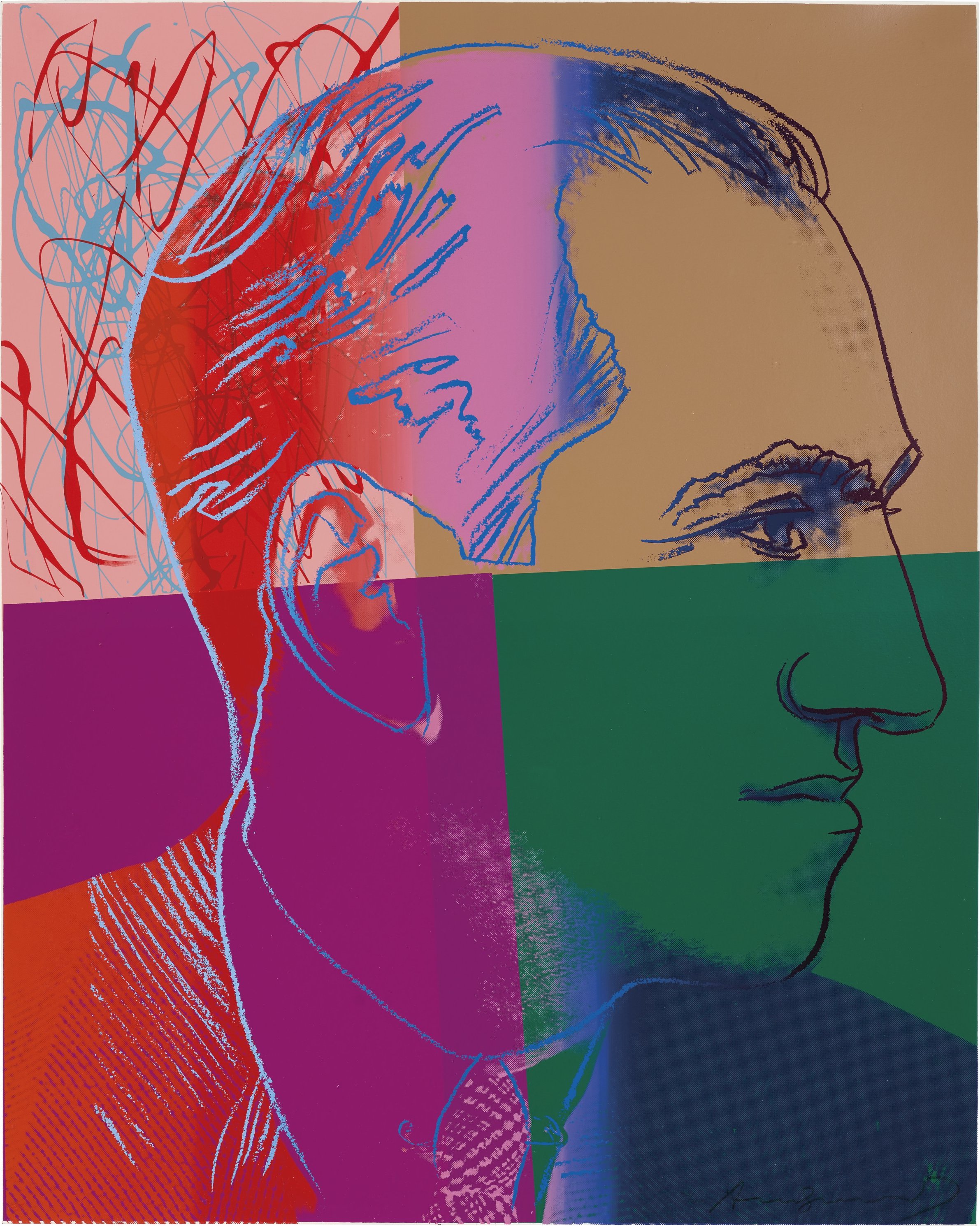Andy Warhol - George Gershwin, from Ten Portraits of Jews of the Twentieth Century