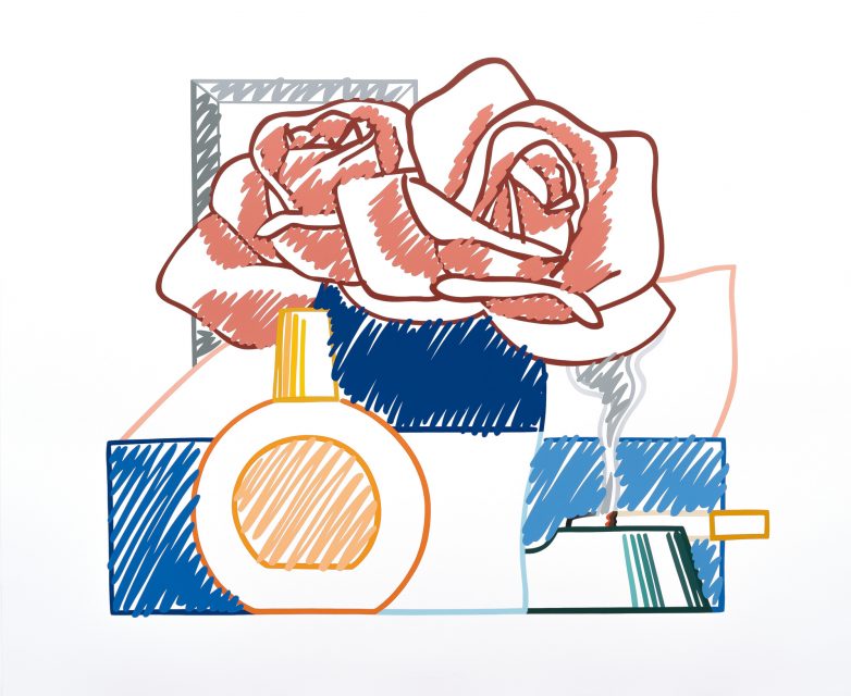 Tom Wesselmann - Scribble version of still-life no. 58