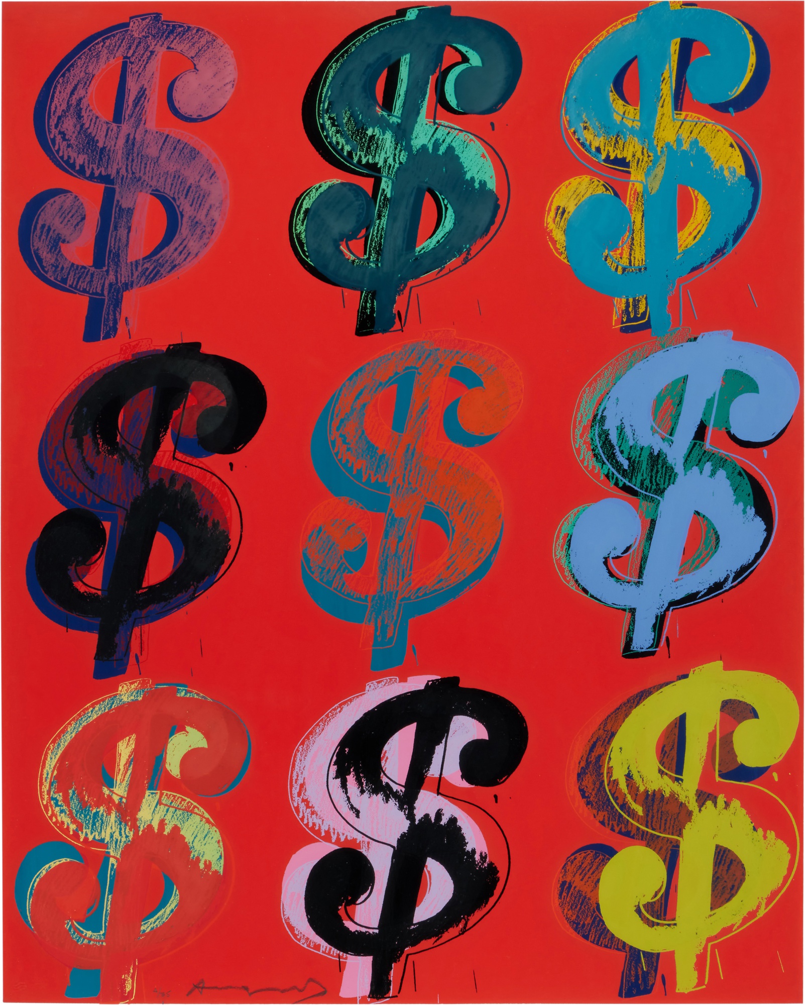Andy Warhol - $ (9) (see Feldman & Schellmann II.285-286)
