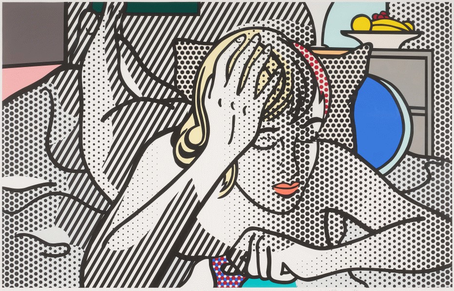 Roy Lichtenstein - Thinking Nude, from Nude Series