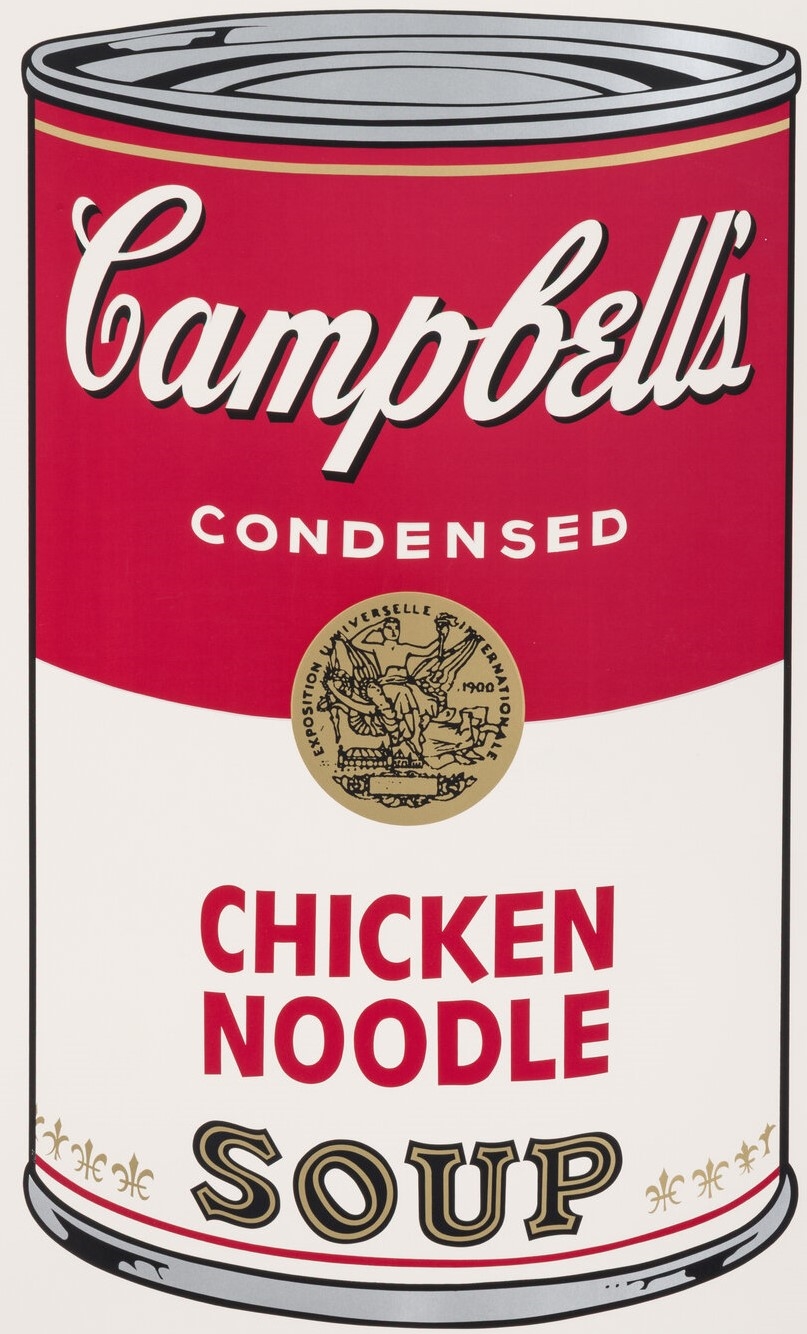 Andy Warhol - Chicken Noodle Soup (from Campbell's Soup I)