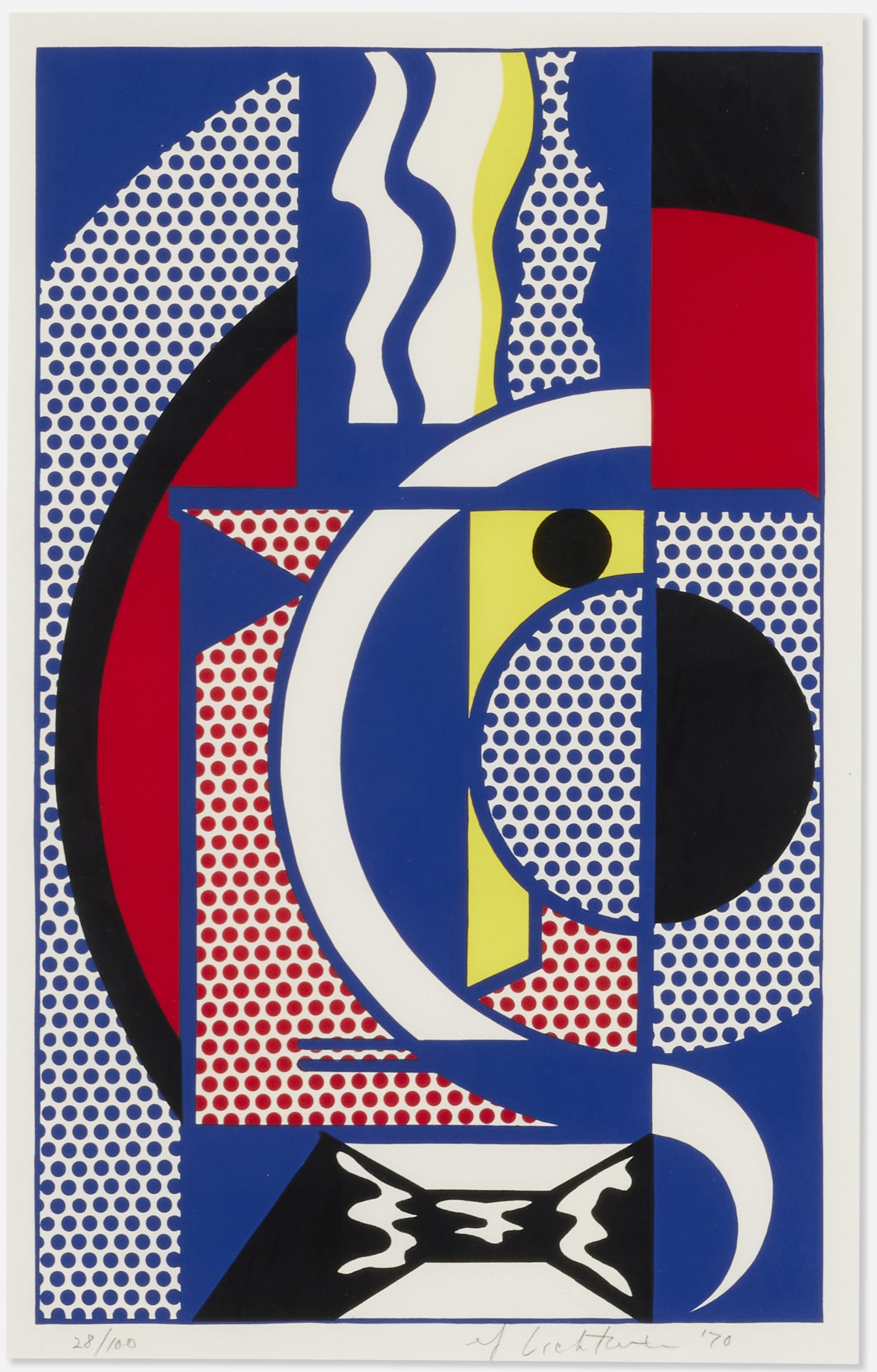 Roy Lichtenstein - Modern Head #1