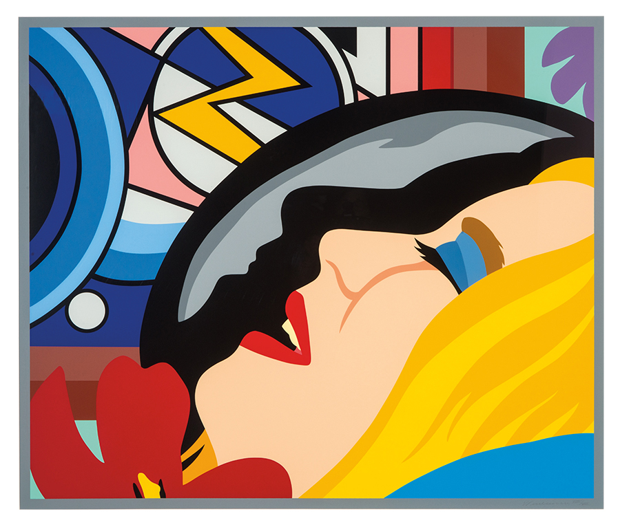 Tom Wesselmann - Bedroom Face with Lichtenstein