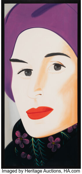 Alex Katz - Purple Hat (Ada)