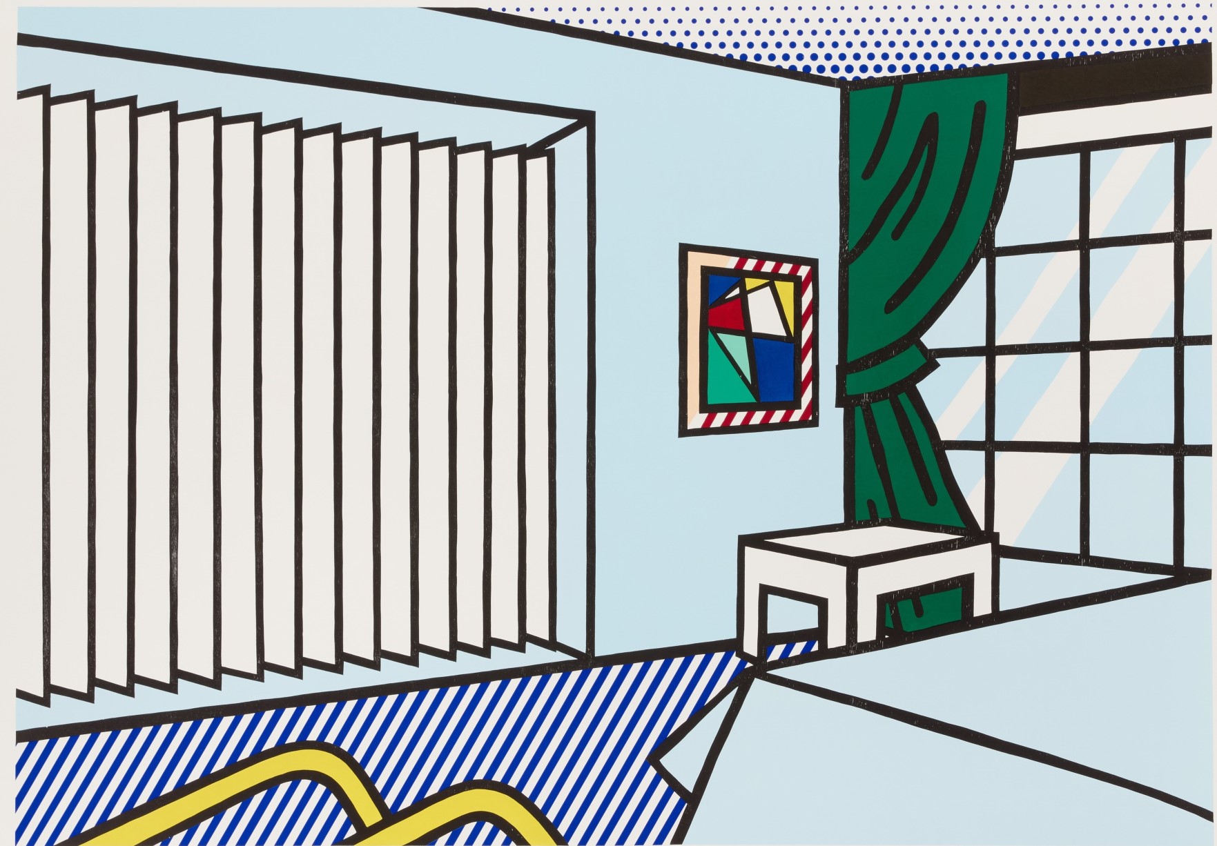 Roy Lichtenstein - Bedroom, from the Interior series