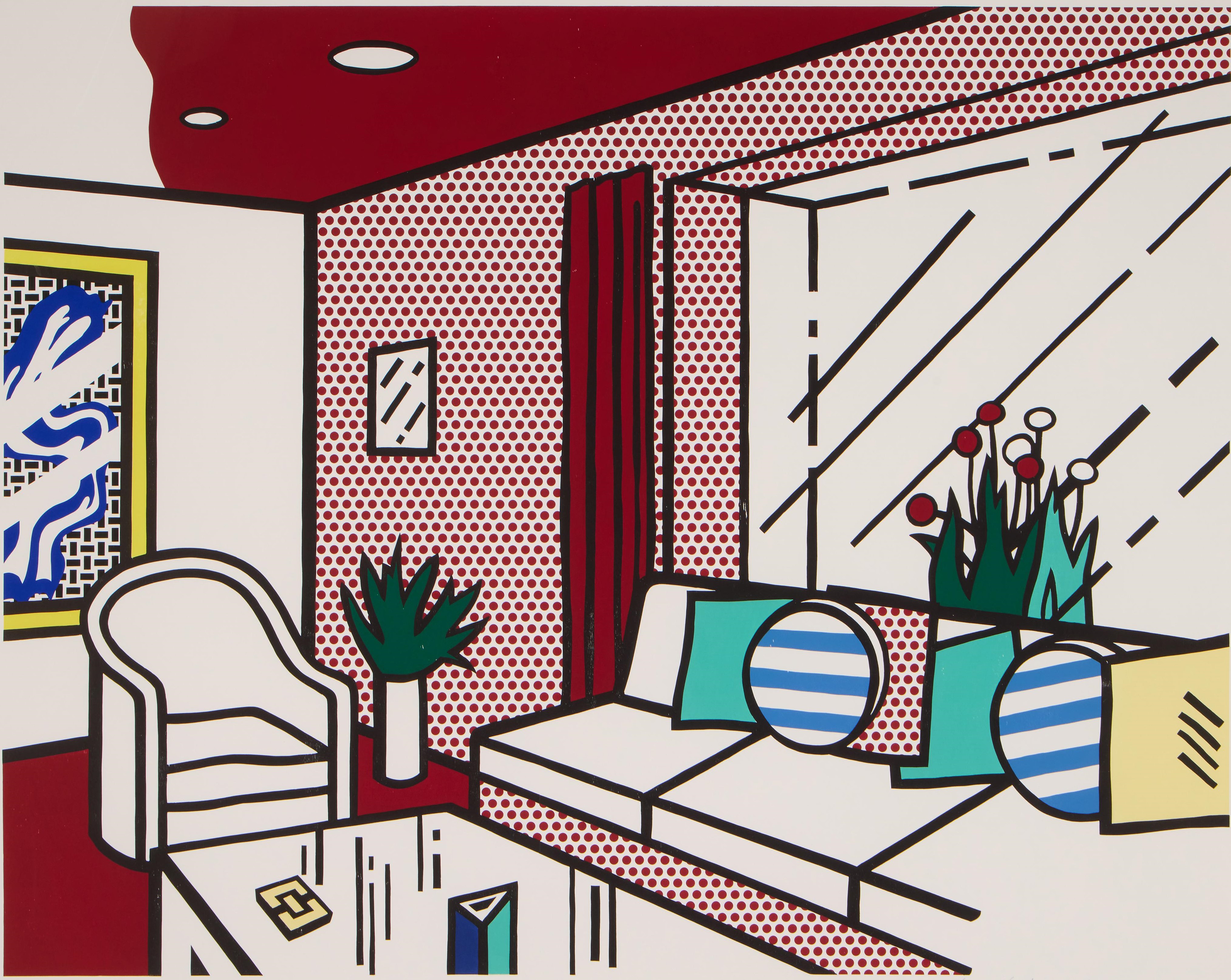 Roy Lichtenstein - The Living Room, from Interior Series (Corlett 250)