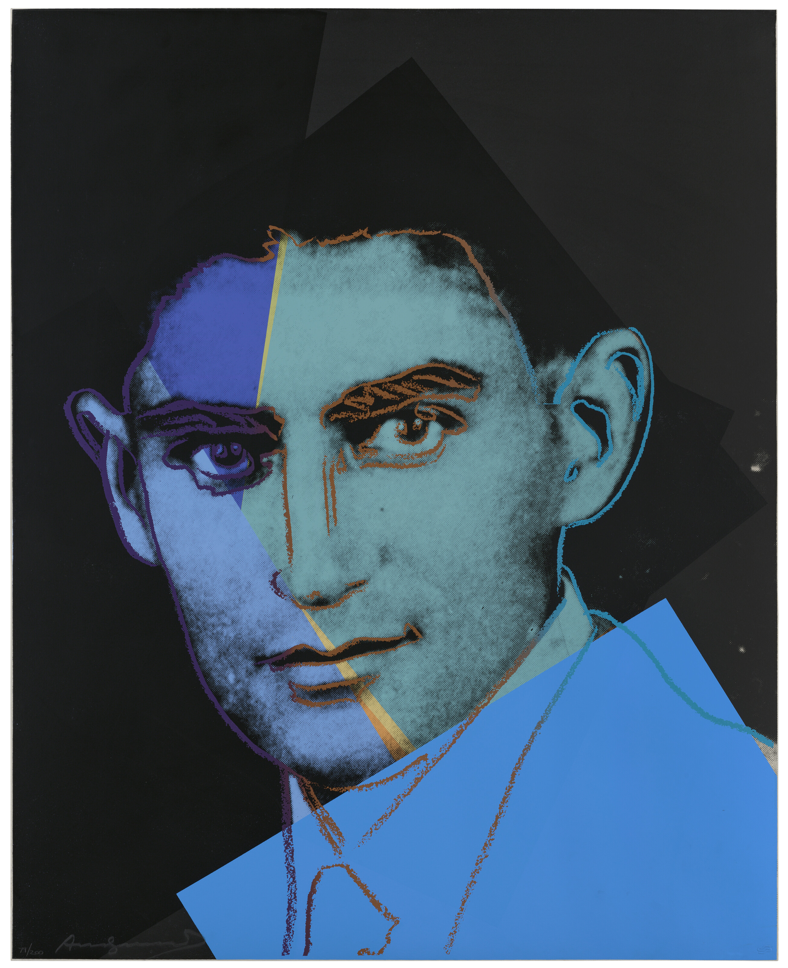 Andy Warhol - Franz Kafka, from: Ten Portraits of Jews of the Twentieth Century