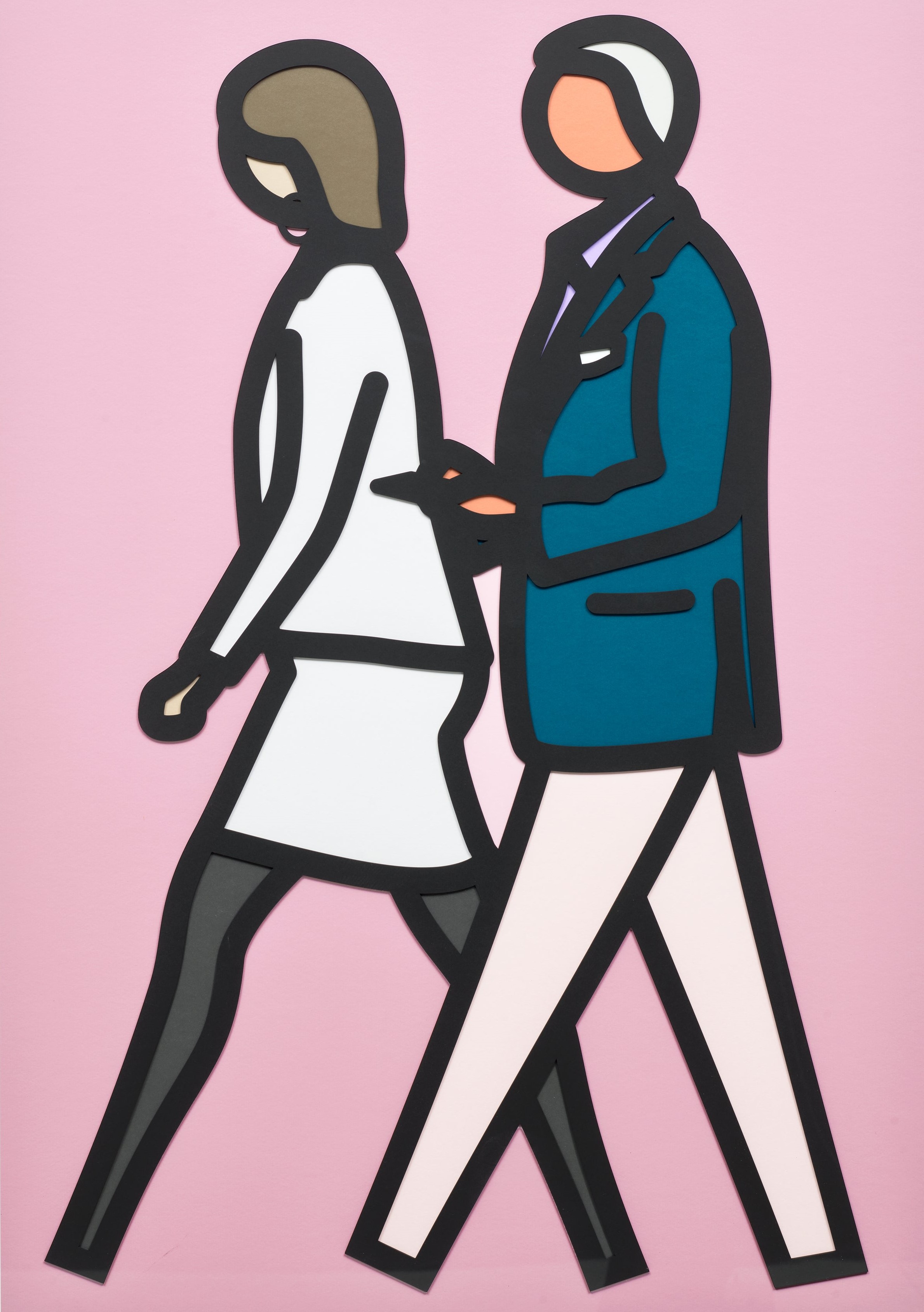 Julian Opie - New York Couple 7, from New York Couples