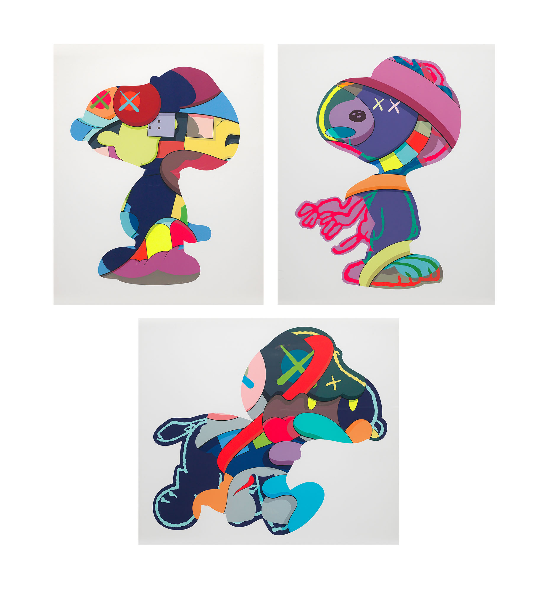 KAWS - No One's Home; Stay Steady; & The Things That Comfort