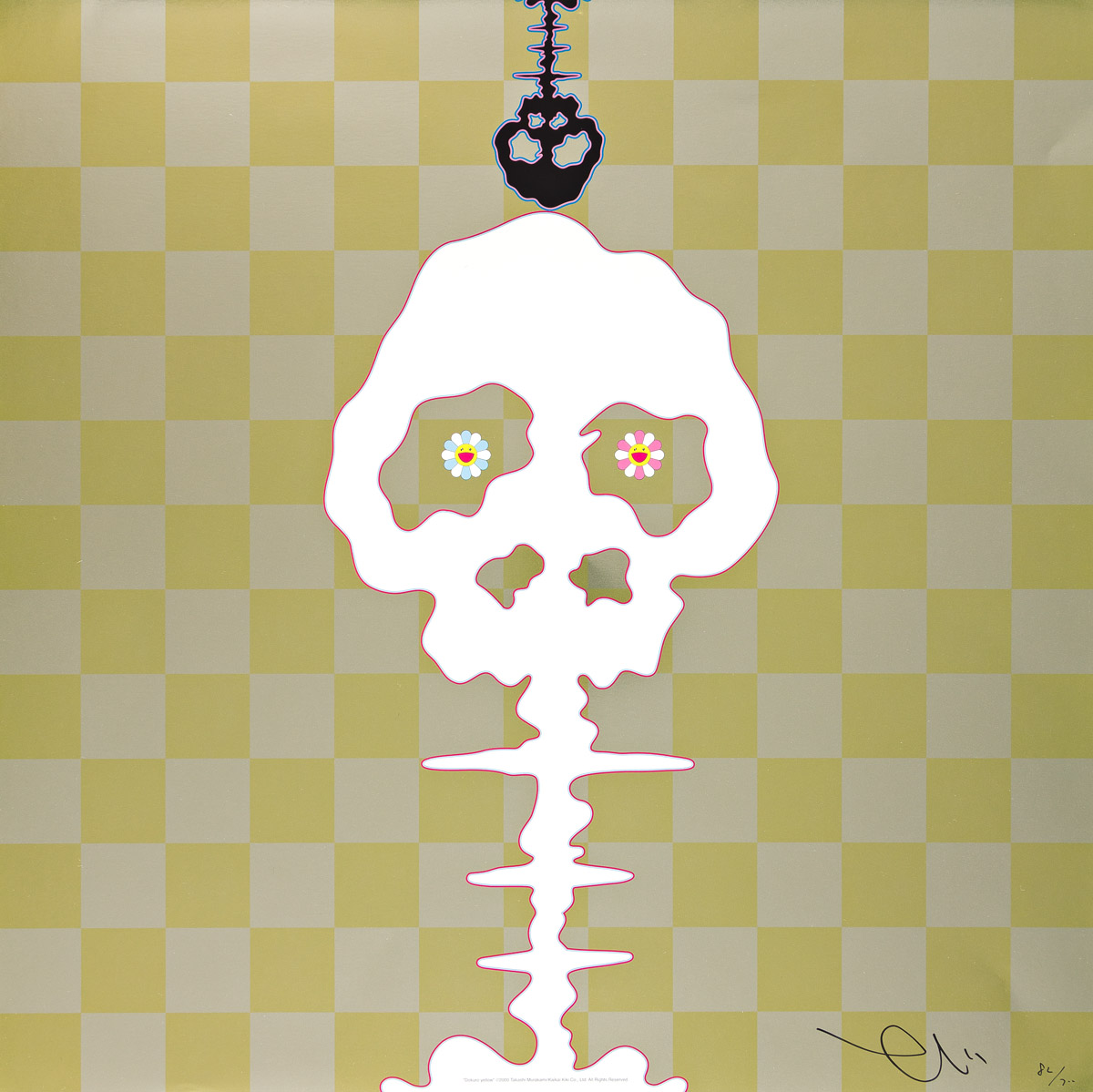 Takashi Murakami - Dokuro: Yellow
