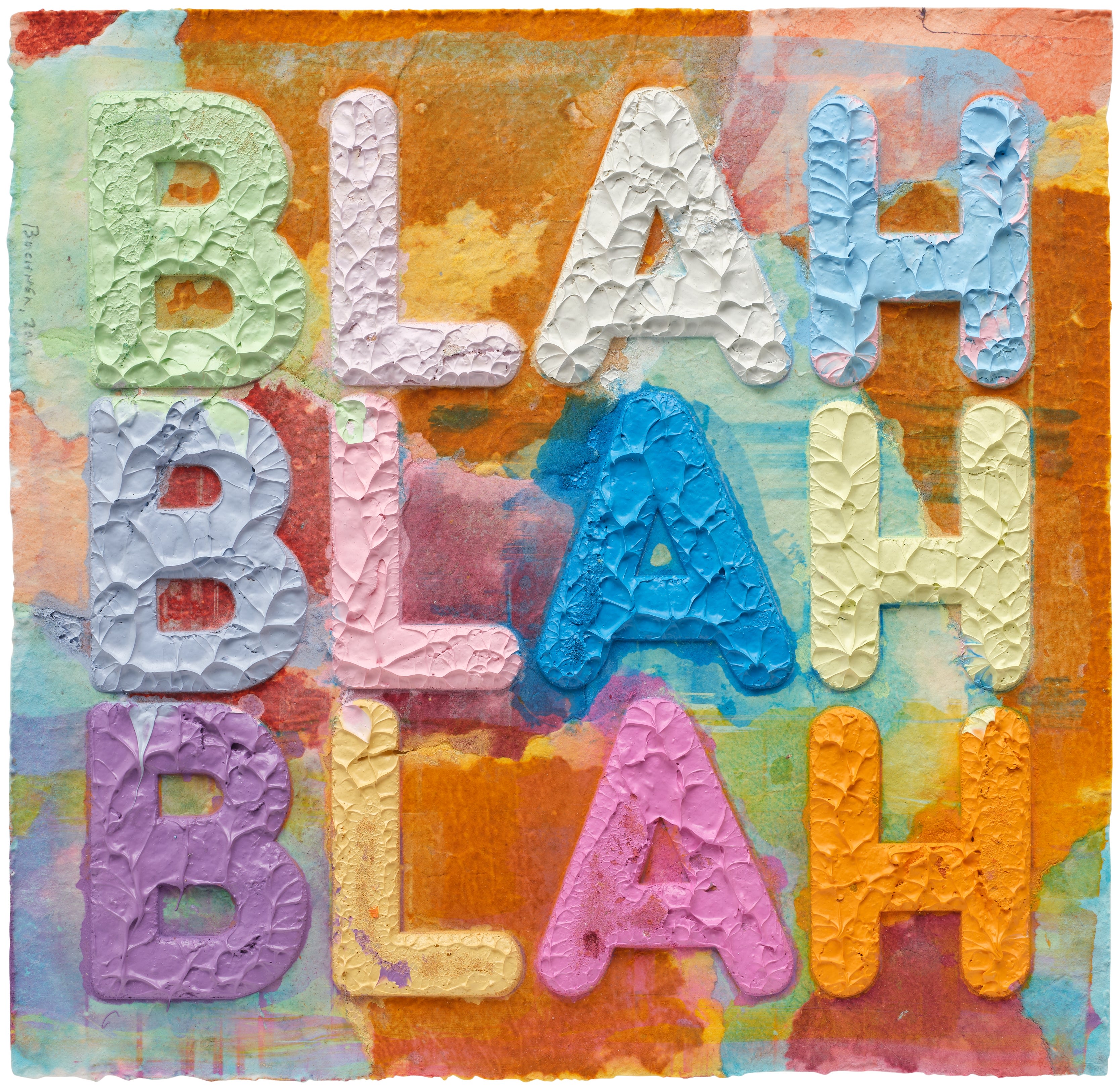 Mel Bochner - Blah, Blah, Blah