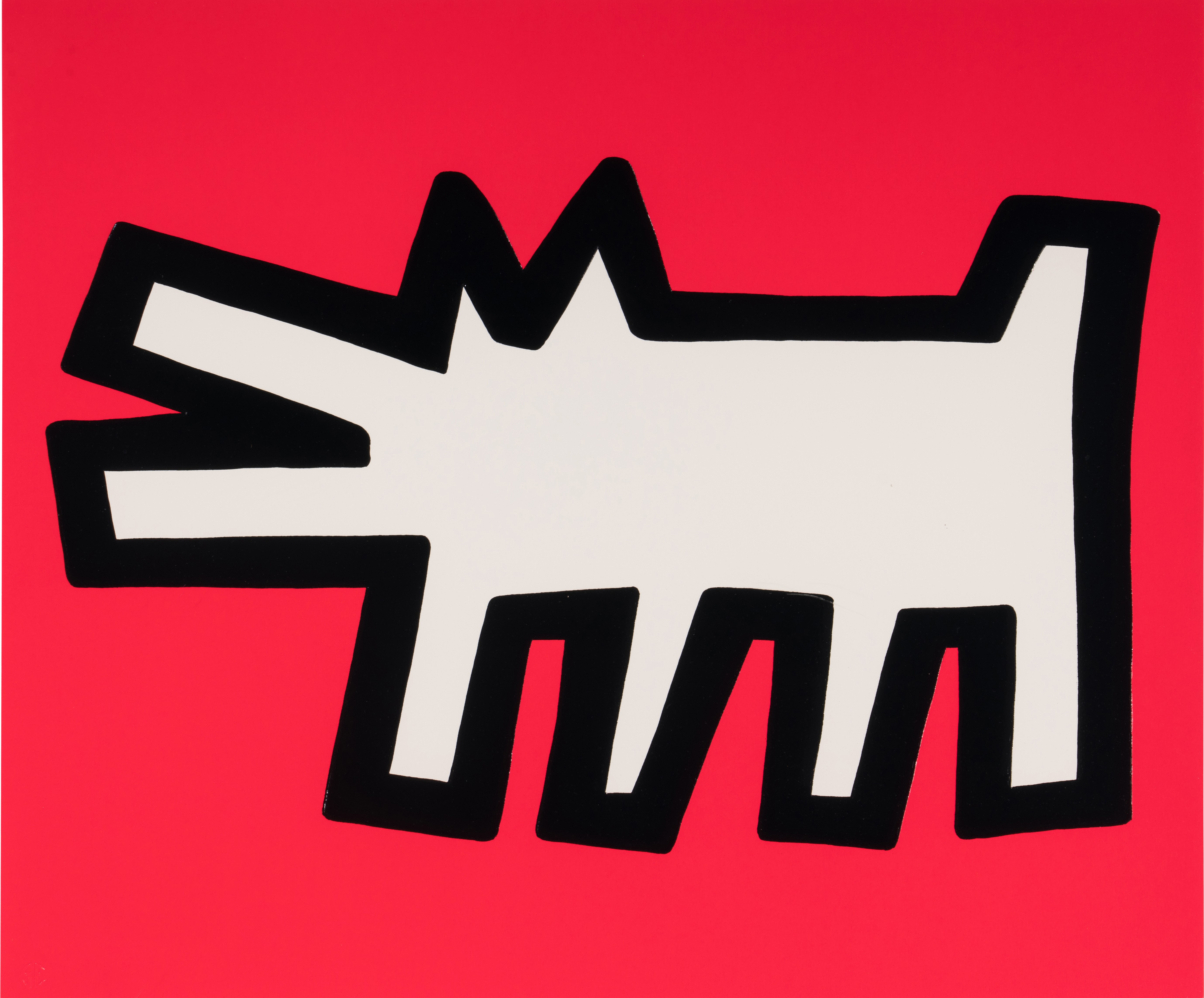 Keith Haring - Barking Dog (from Icons)