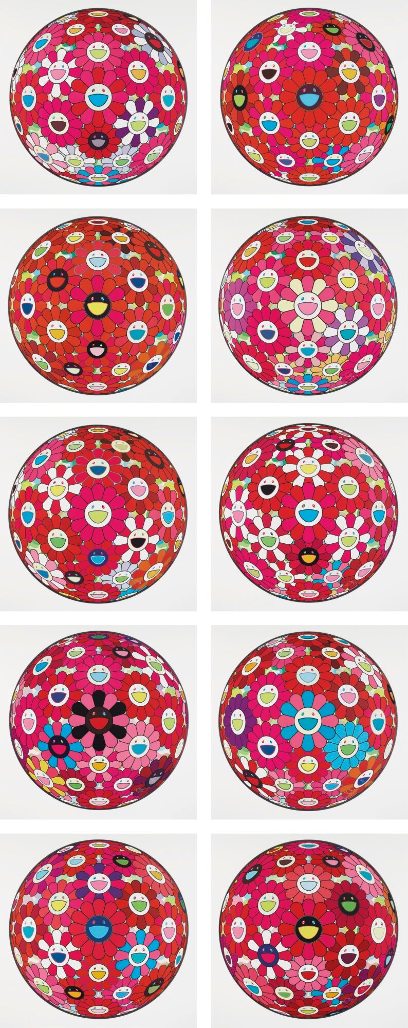 Takashi Murakami - FLOWERBALL AND OTHERS (TEN WORKS)