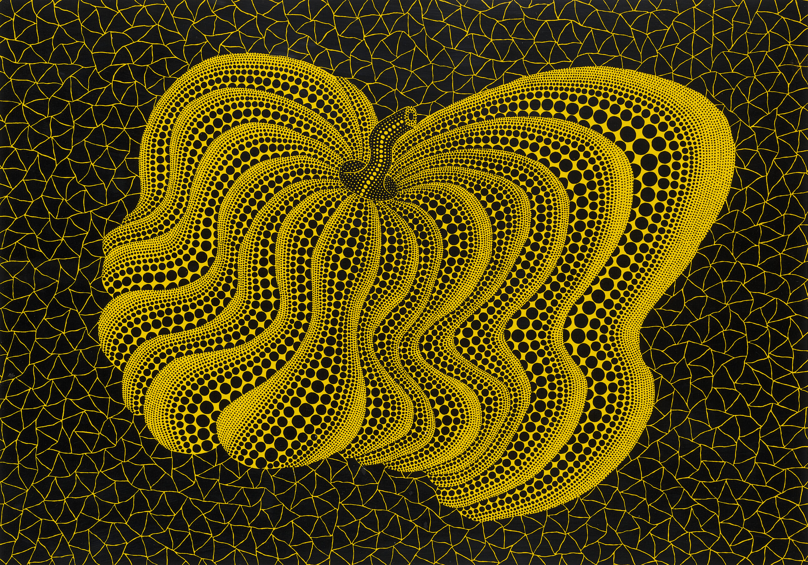 Yayoi Kusama - Dancing Pumpkin (YBL)