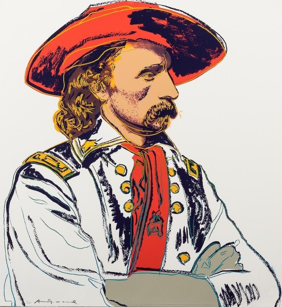Andy Warhol - General Custer from the portfolio Cowboys and Indians (Feldman & Schellmann II.379)
