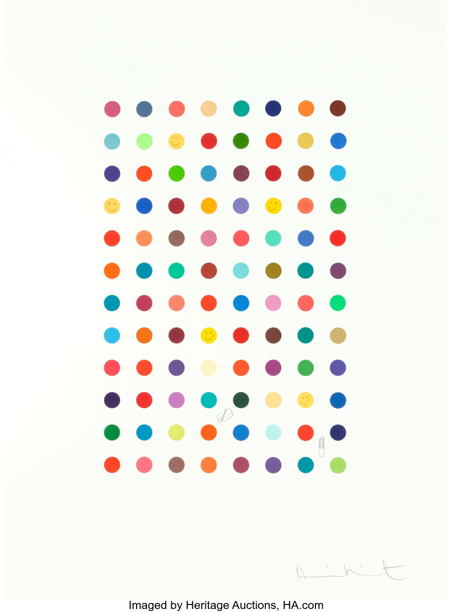 Damien Hirst - Xylene Cyanol Dye Solution