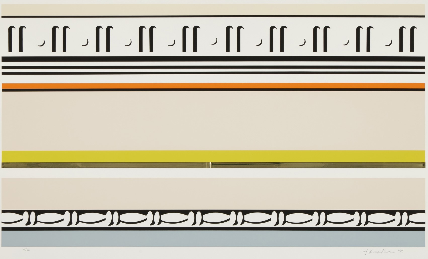 Roy Lichtenstein - Entablature VIII