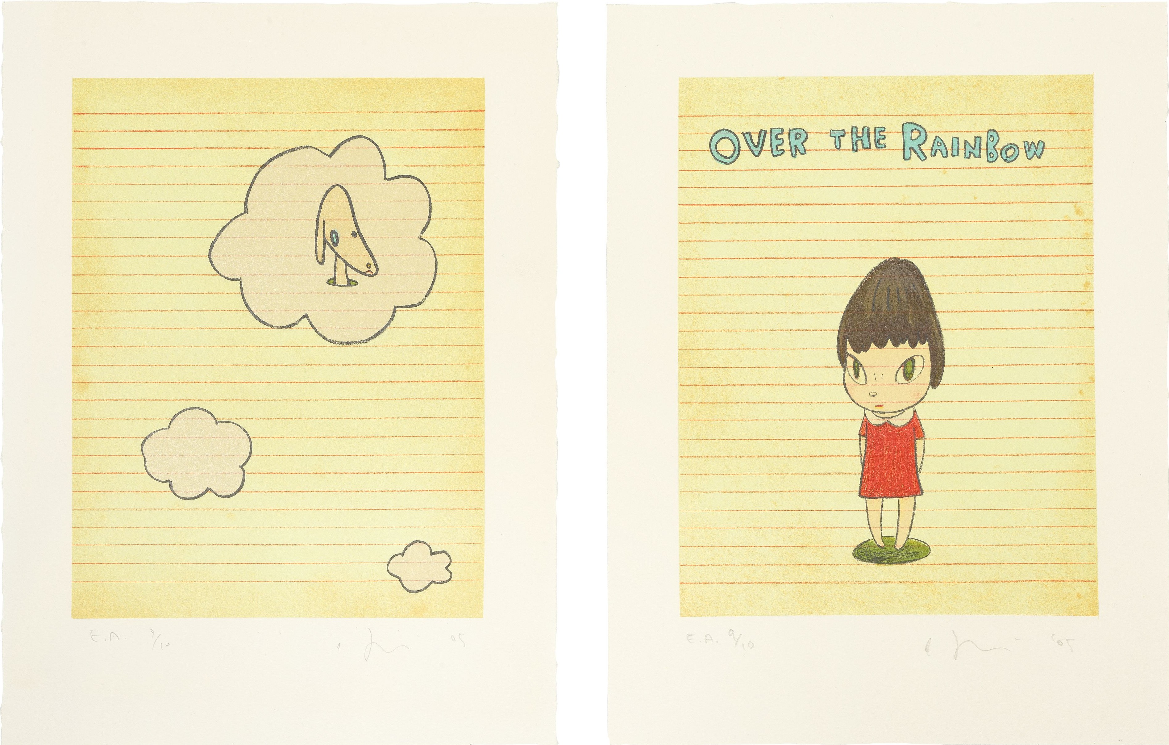 Yoshitomo Nara - Over the Rainbow
