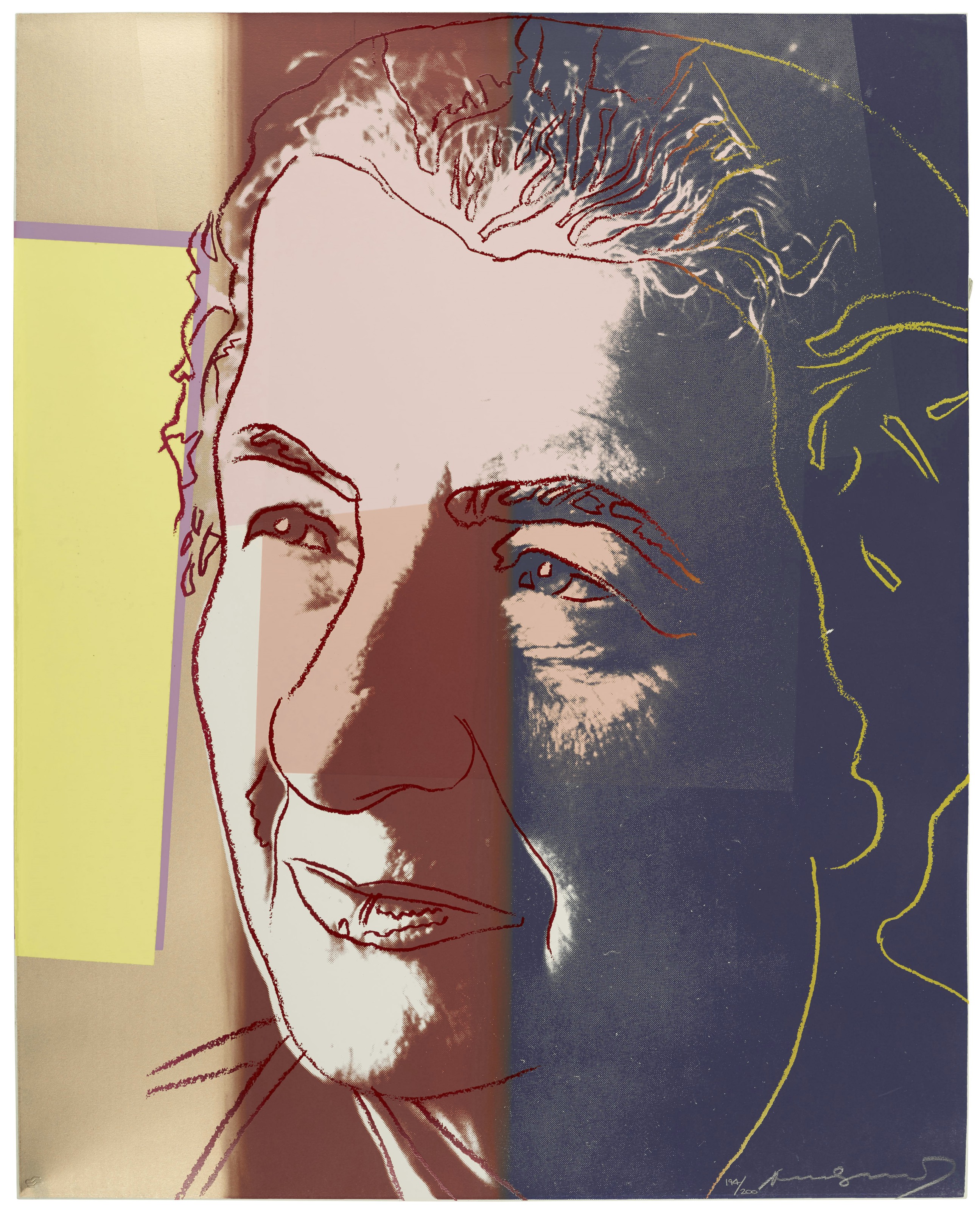 Andy Warhol - Golda Meir, from 10 Portraits of Jews of the Twentieth Century