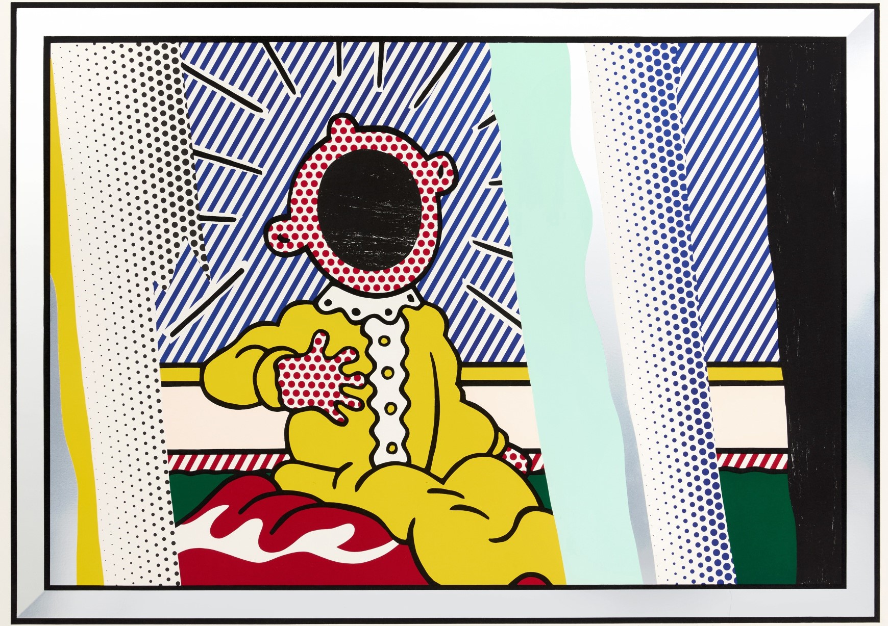 Roy Lichtenstein - Reflections on the Scream, from the Reflections series