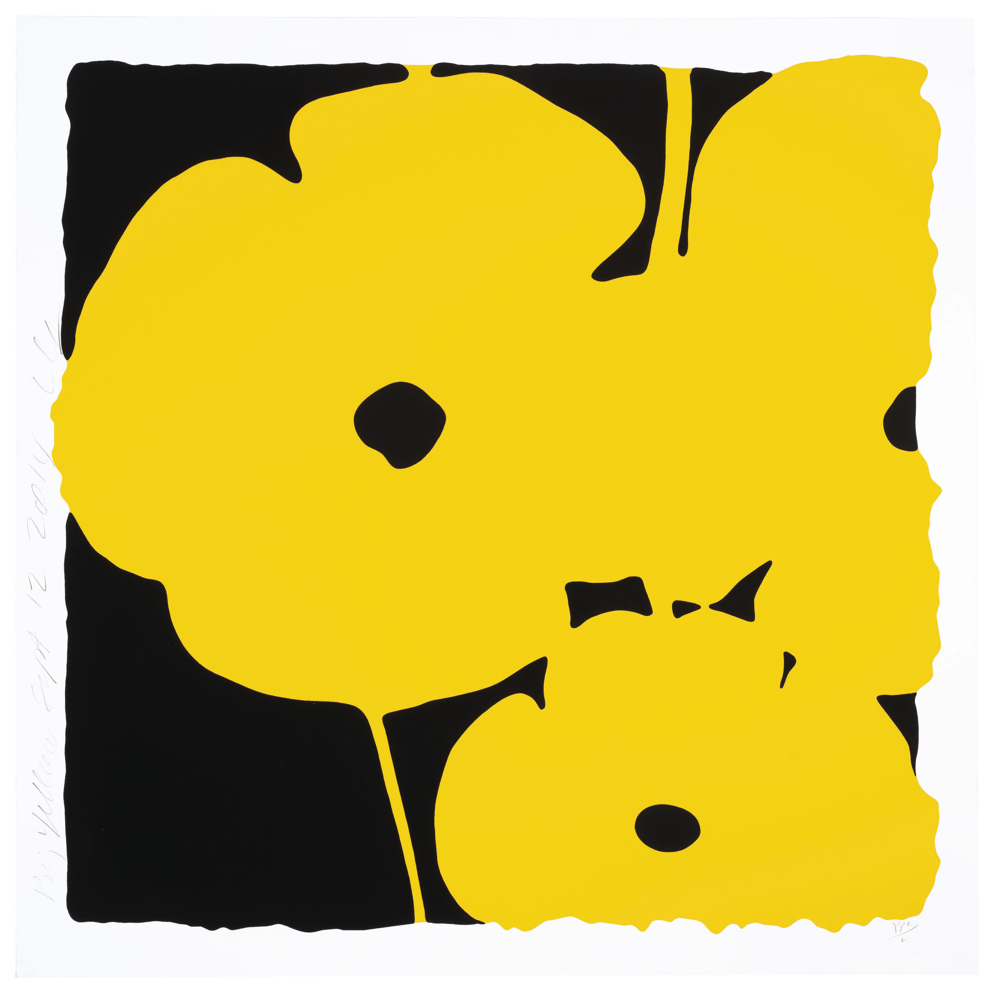 Donald Sultan - Big Yellow, Sept 12