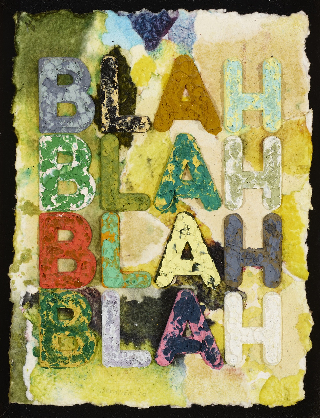 Mel Bochner - Blah Blah Blah
