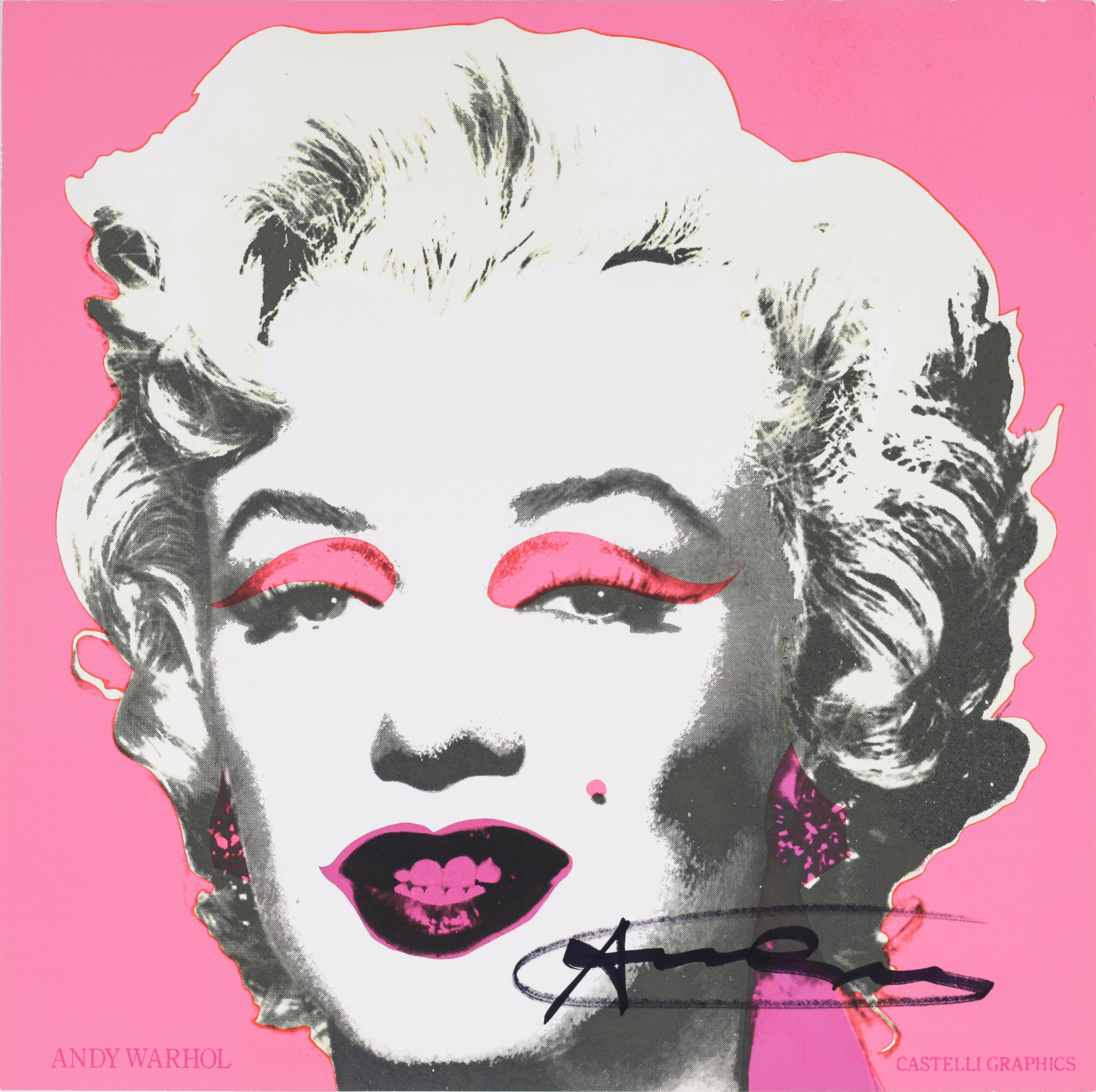 Andy Warhol - Marilyn Monroe - Large Invitation Card