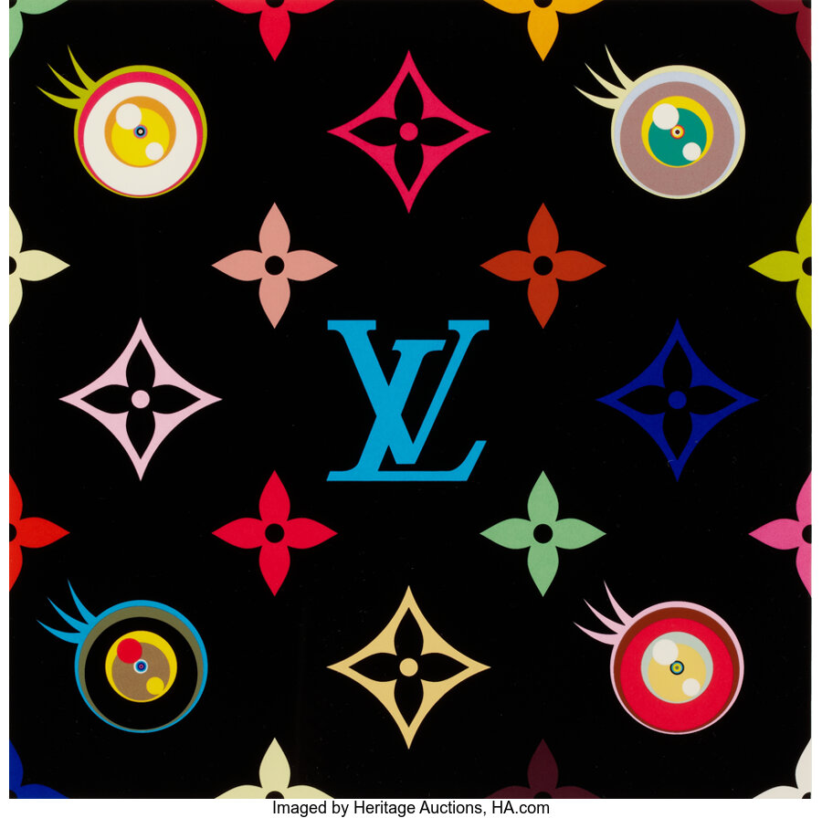Takashi Murakami - Louis Vuitton eye love superflat blue
