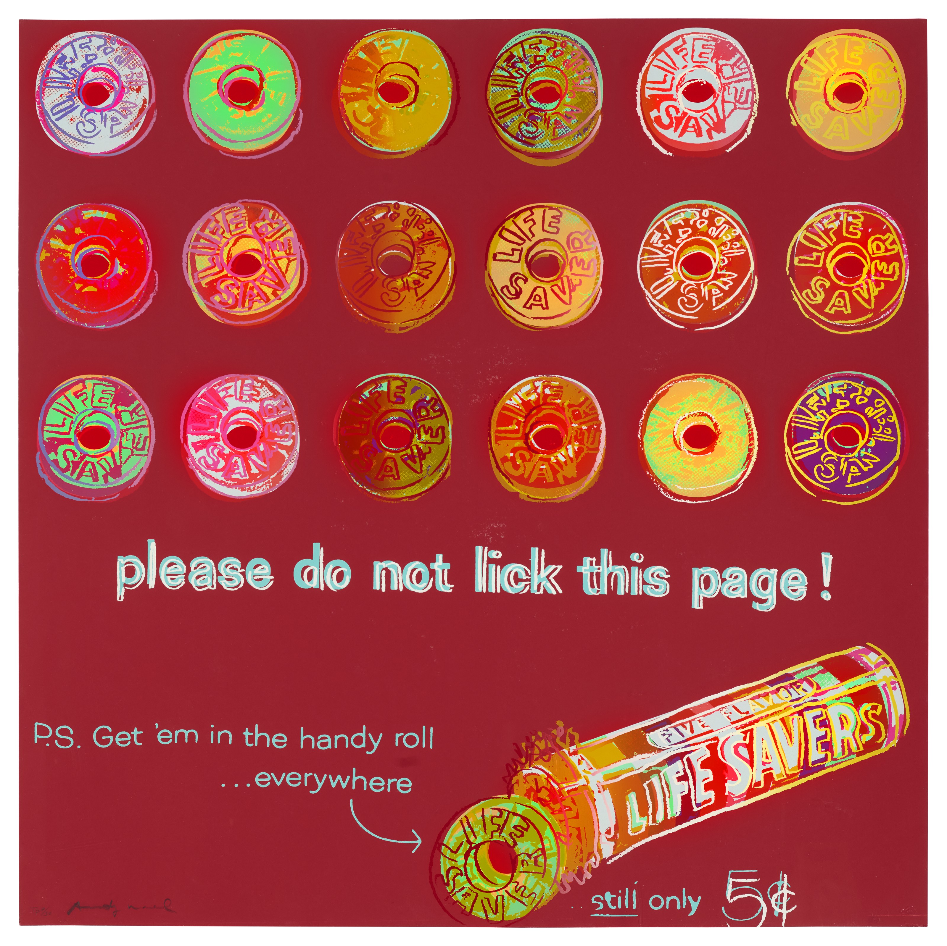 Andy Warhol - Life Savers, from Ads