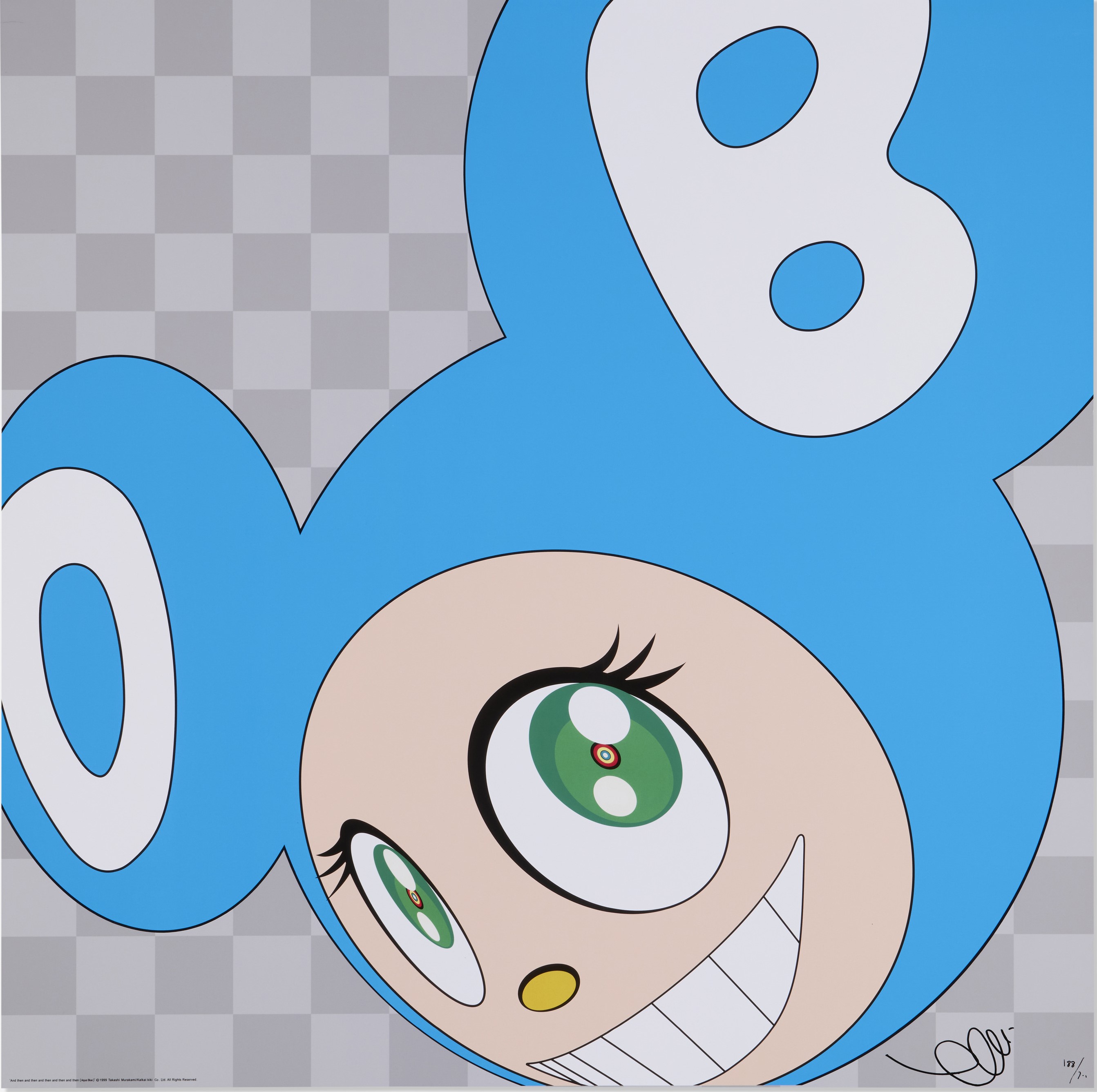 Takashi Murakami - And then and then and then and then and then (Aqua Blue)