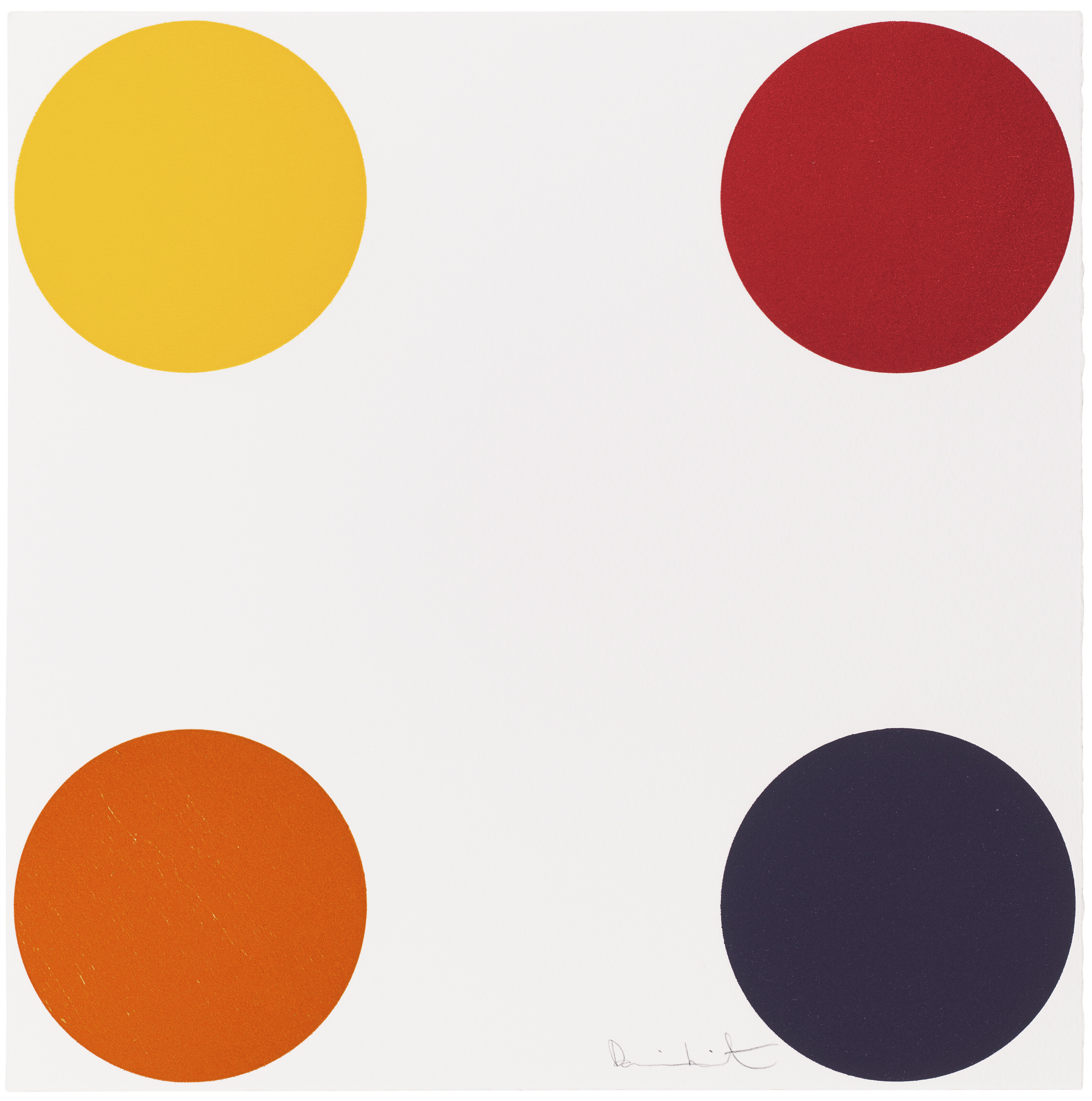 Damien Hirst - Elaidoyl Chloride, from 40 Woodcut Spots