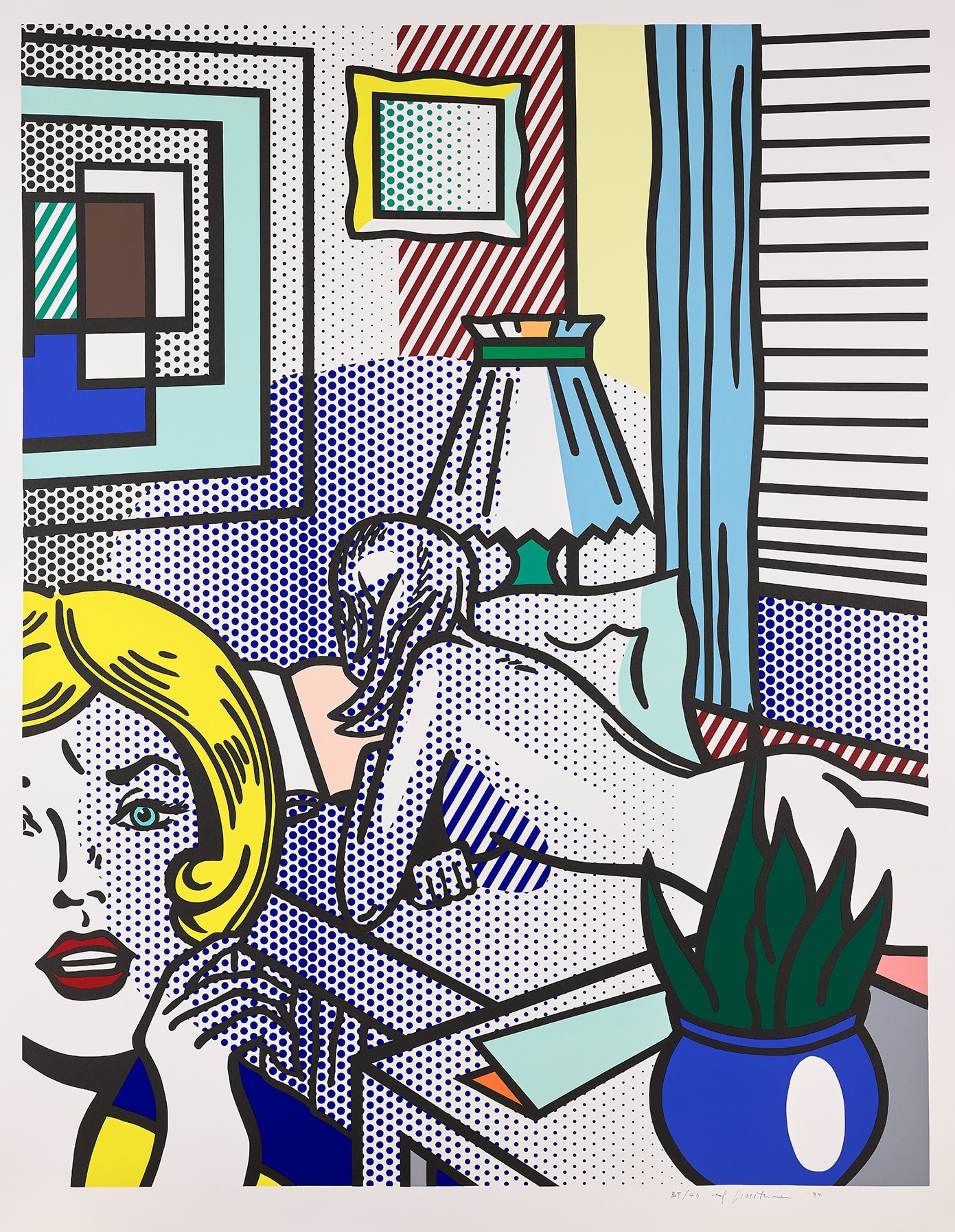Roy Lichtenstein - Roommates, from Nudes Series (C. 282)