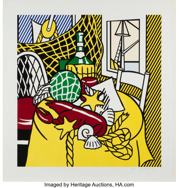 Roy Lichtenstein - Still Life with Lobster, from Six Still Lifes