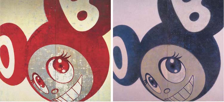 Takashi Murakami - And then and then and then and then (Red and Blue)