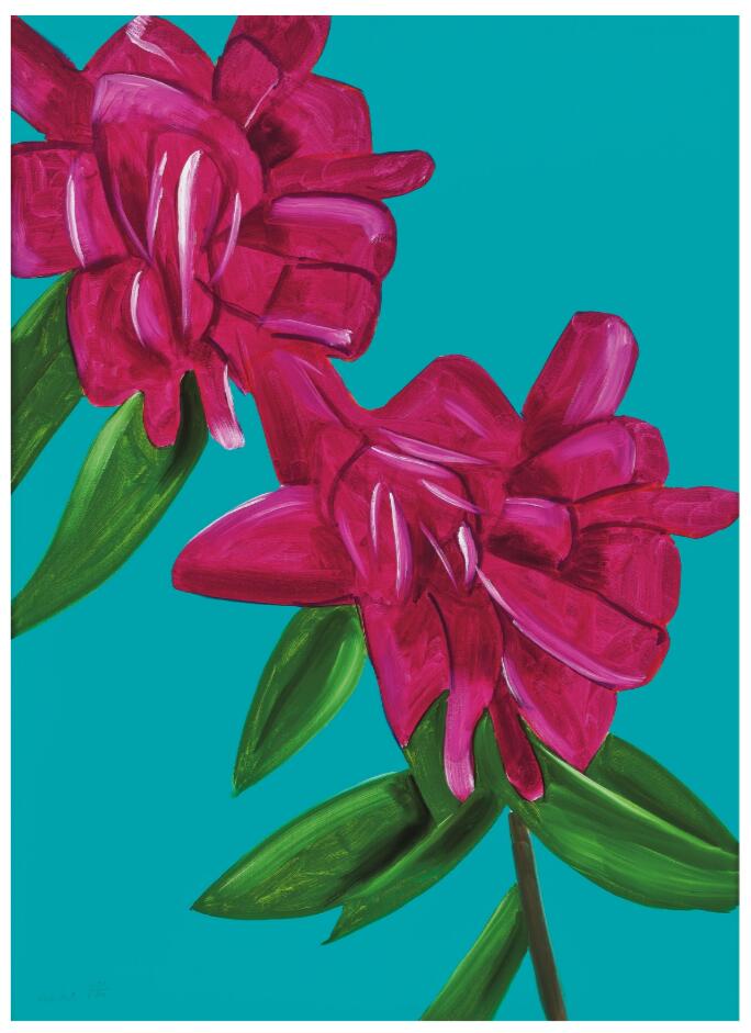Alex Katz - Peonies