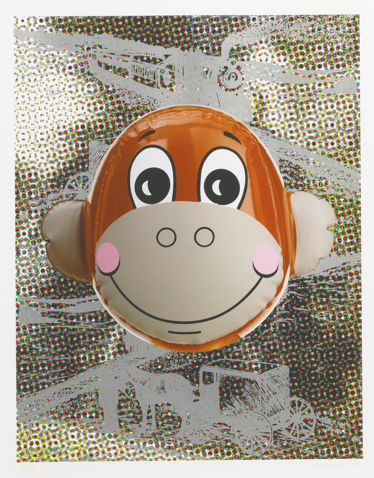 Jeff Koons - MONKEY TRAIN (DOTS)