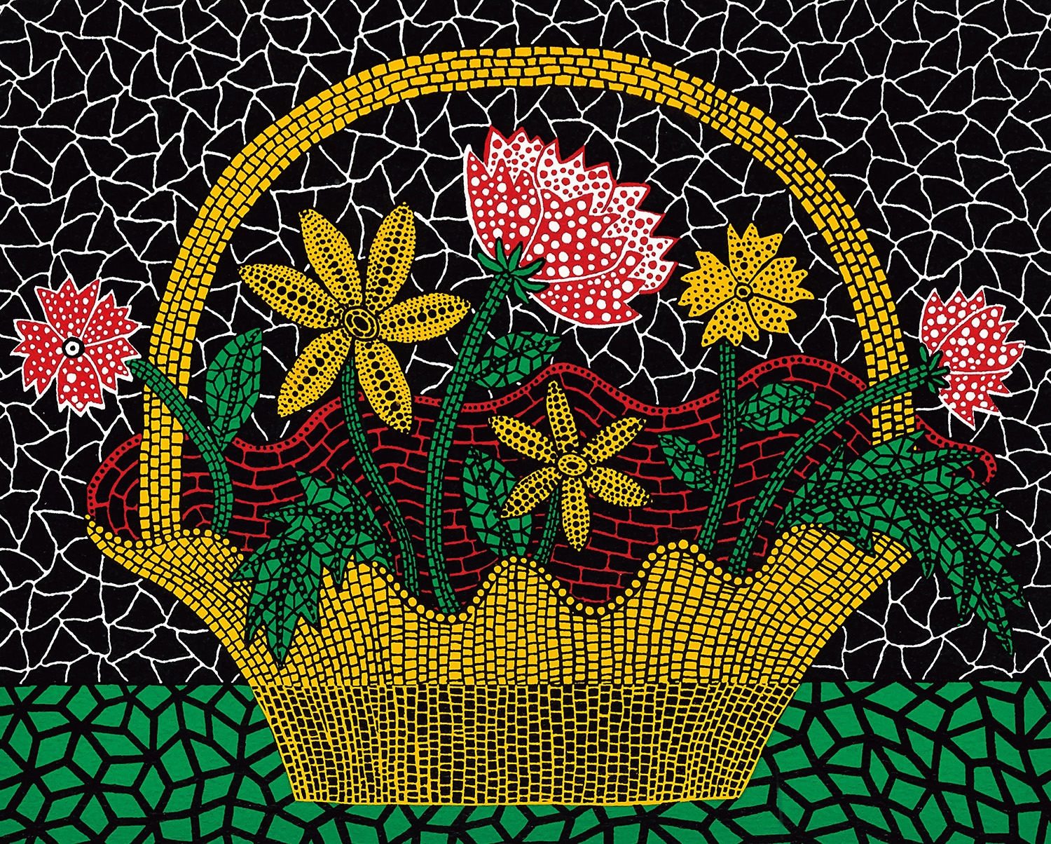 Yayoi Kusama - Flower Basket