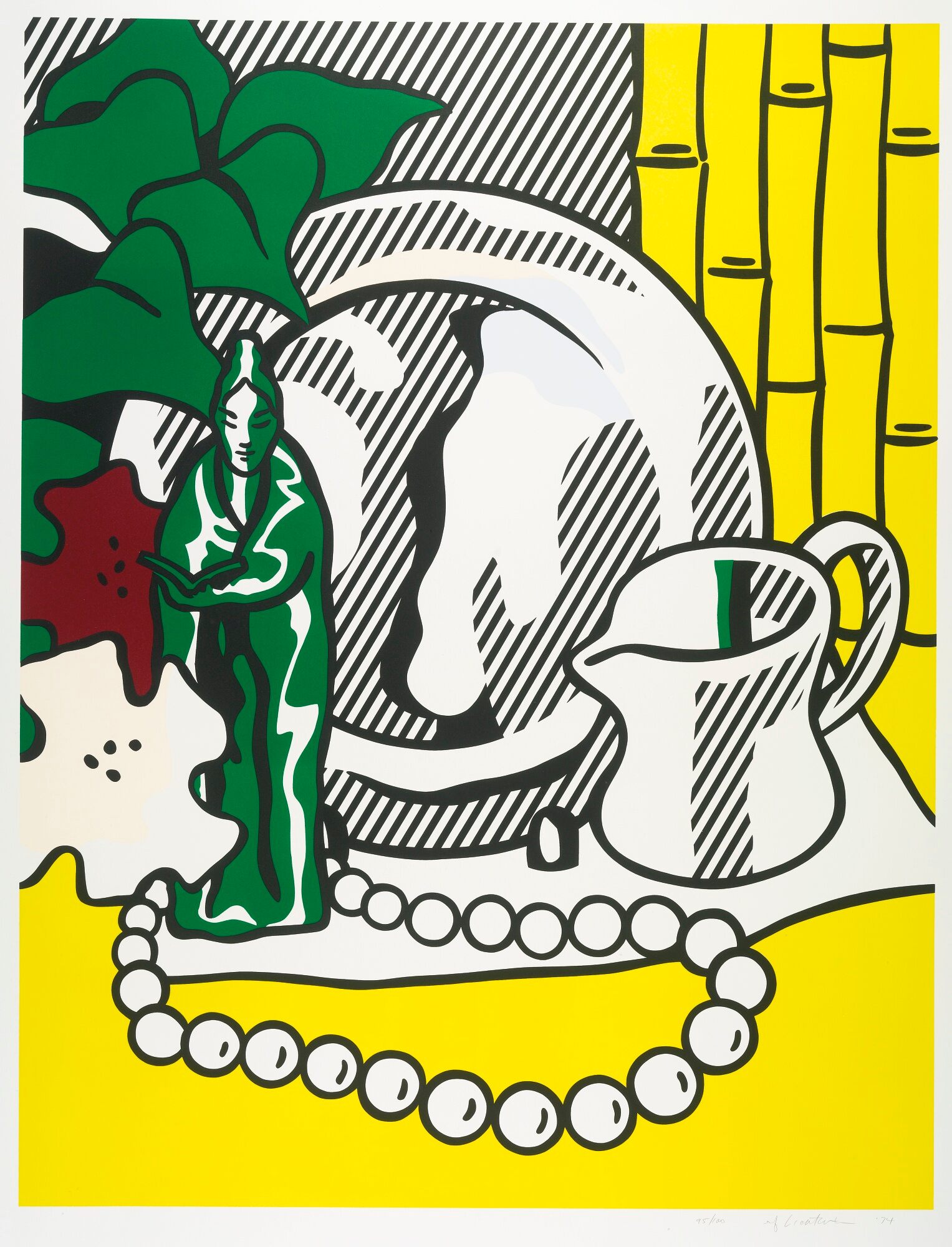 Roy Lichtenstein - Still Life with Figurine (C. 128)