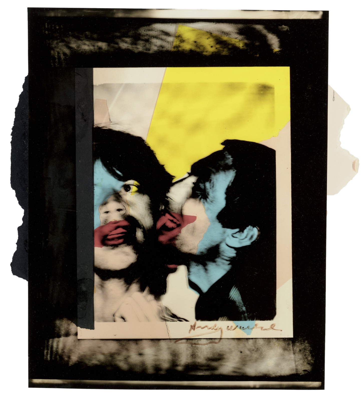 Andy Warhol - Untitled (Mick Jagger and Charlie Watts)
