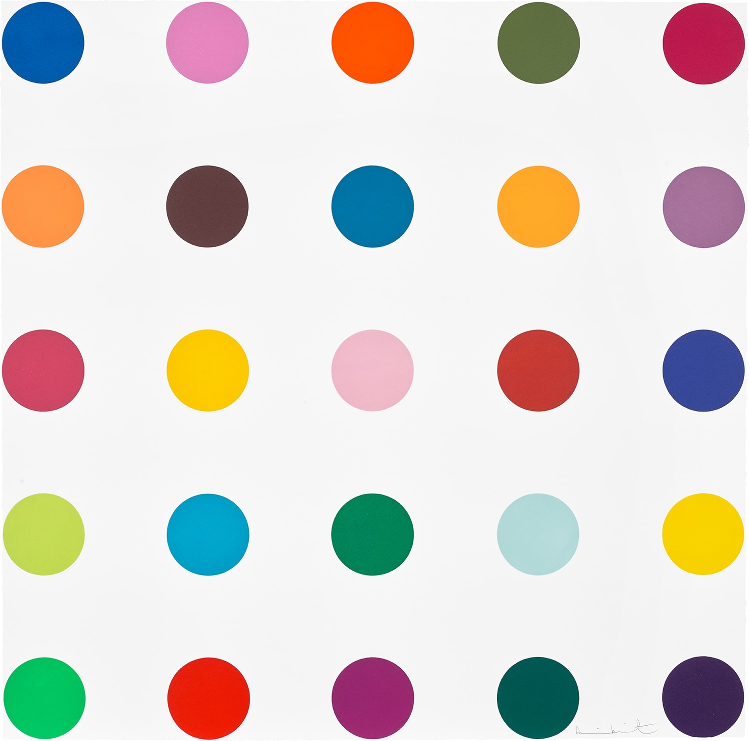 Damien Hirst - Bromobenzotrifluoride, from 12 Woodcut Spots