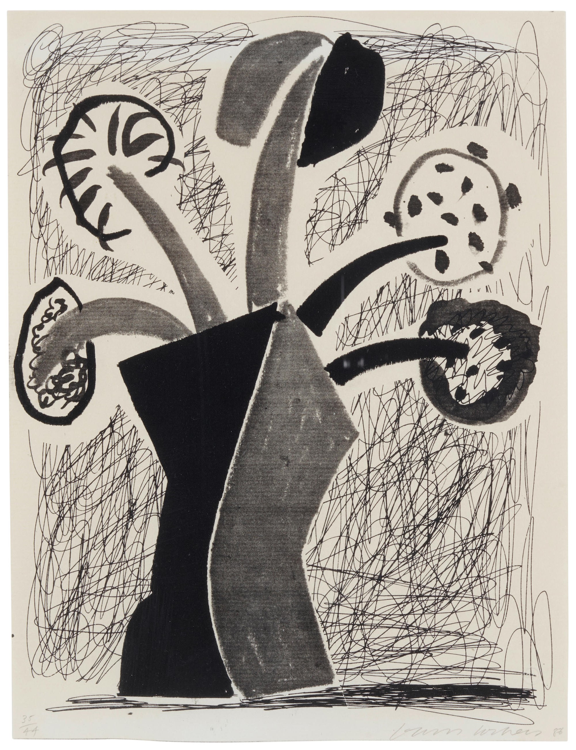 David Hockney - Growing, June 1986 (Museum of Contemporary Art Tokyo 315)